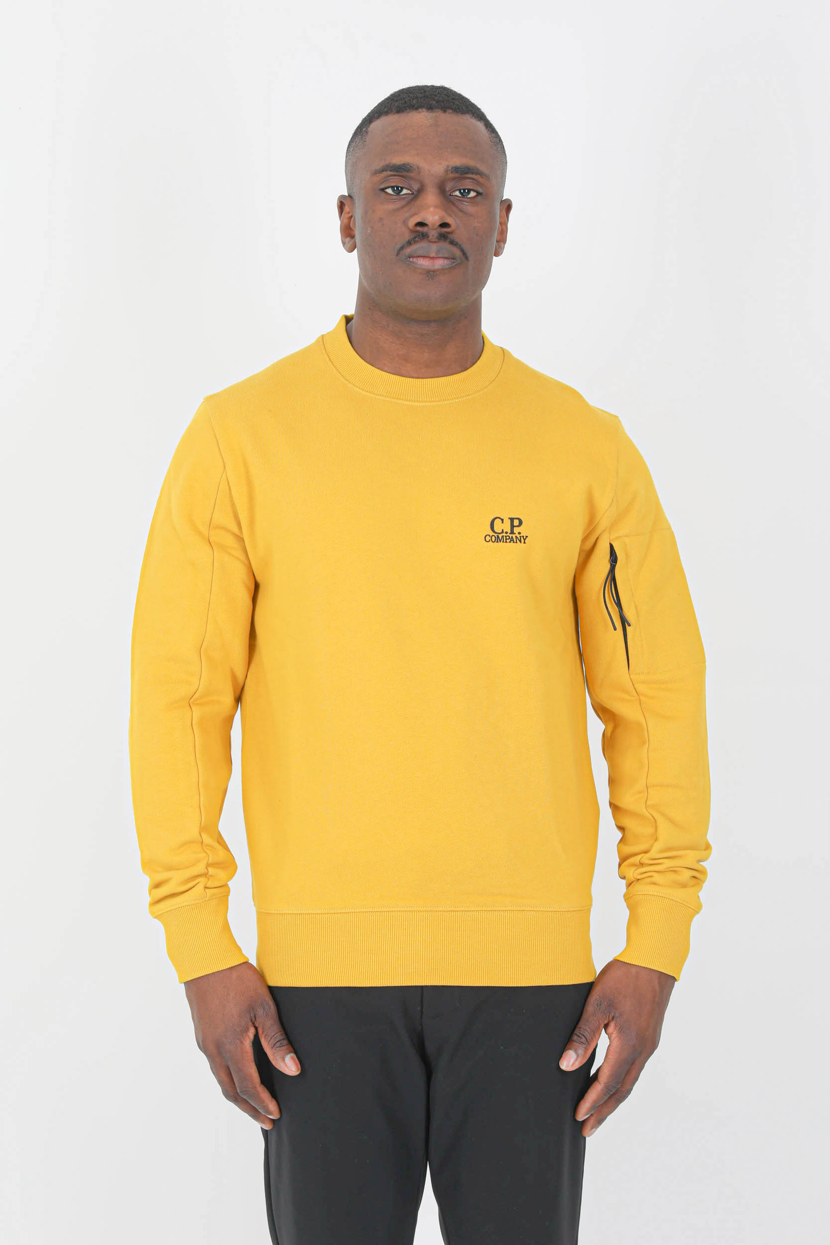 SWEAT CP COMPANY JAUNE S022B-239