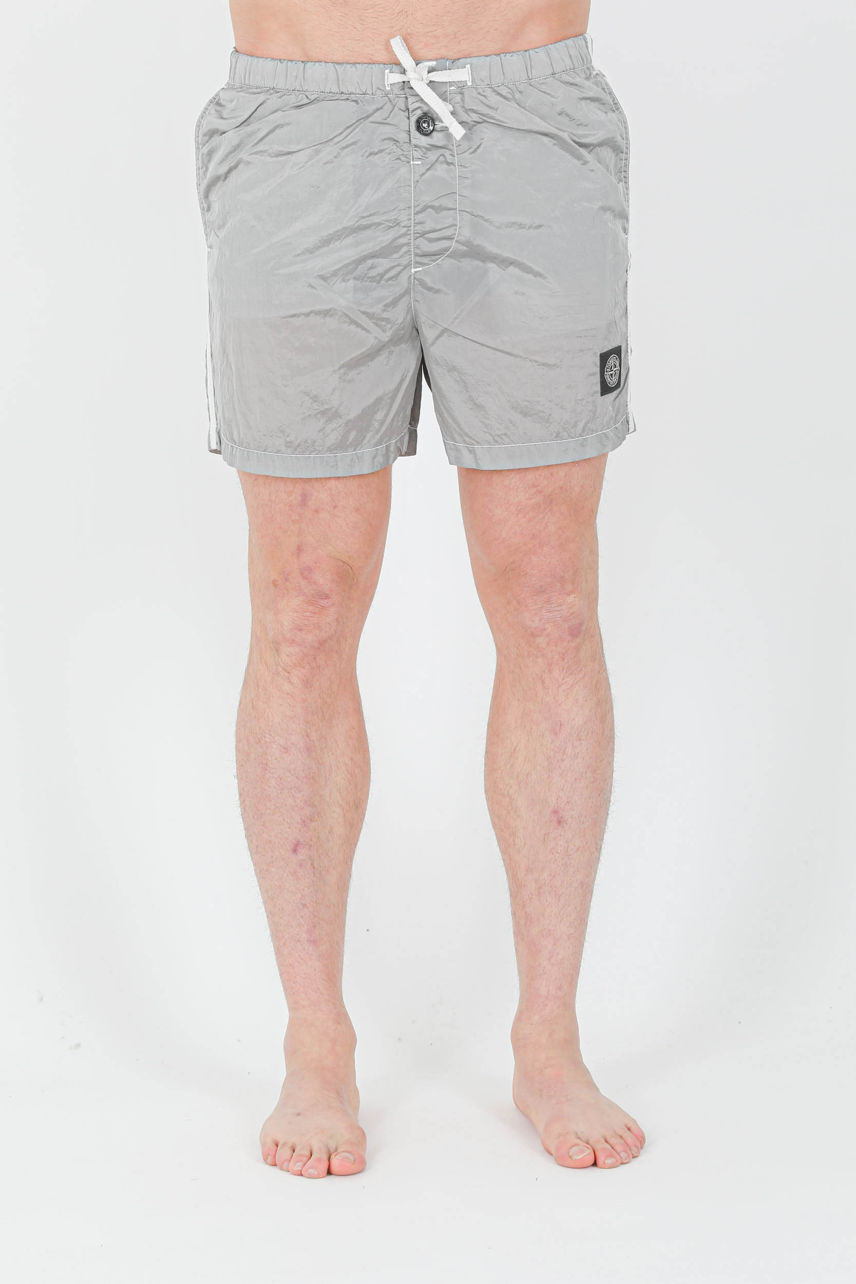 MAILLOT DE BAIN STONE ISLAND NYLON METAL GRIS 7615B0643-V0003