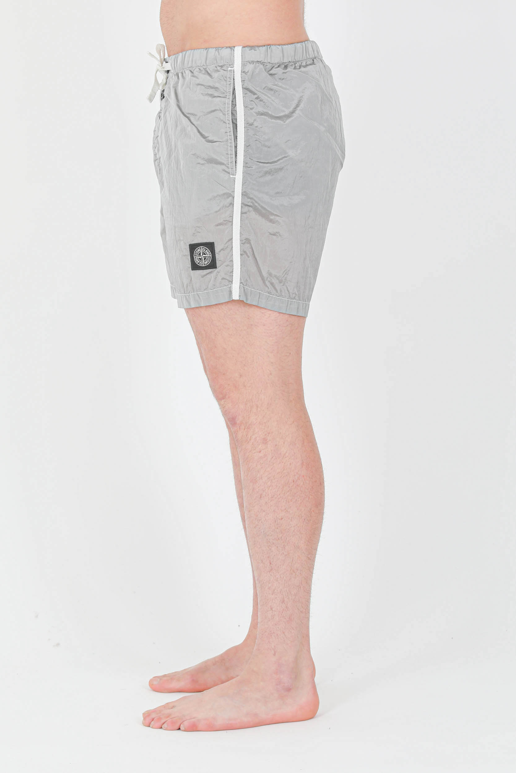 MAILLOT DE BAIN STONE ISLAND NYLON METAL GRIS 7615B0643-V0003