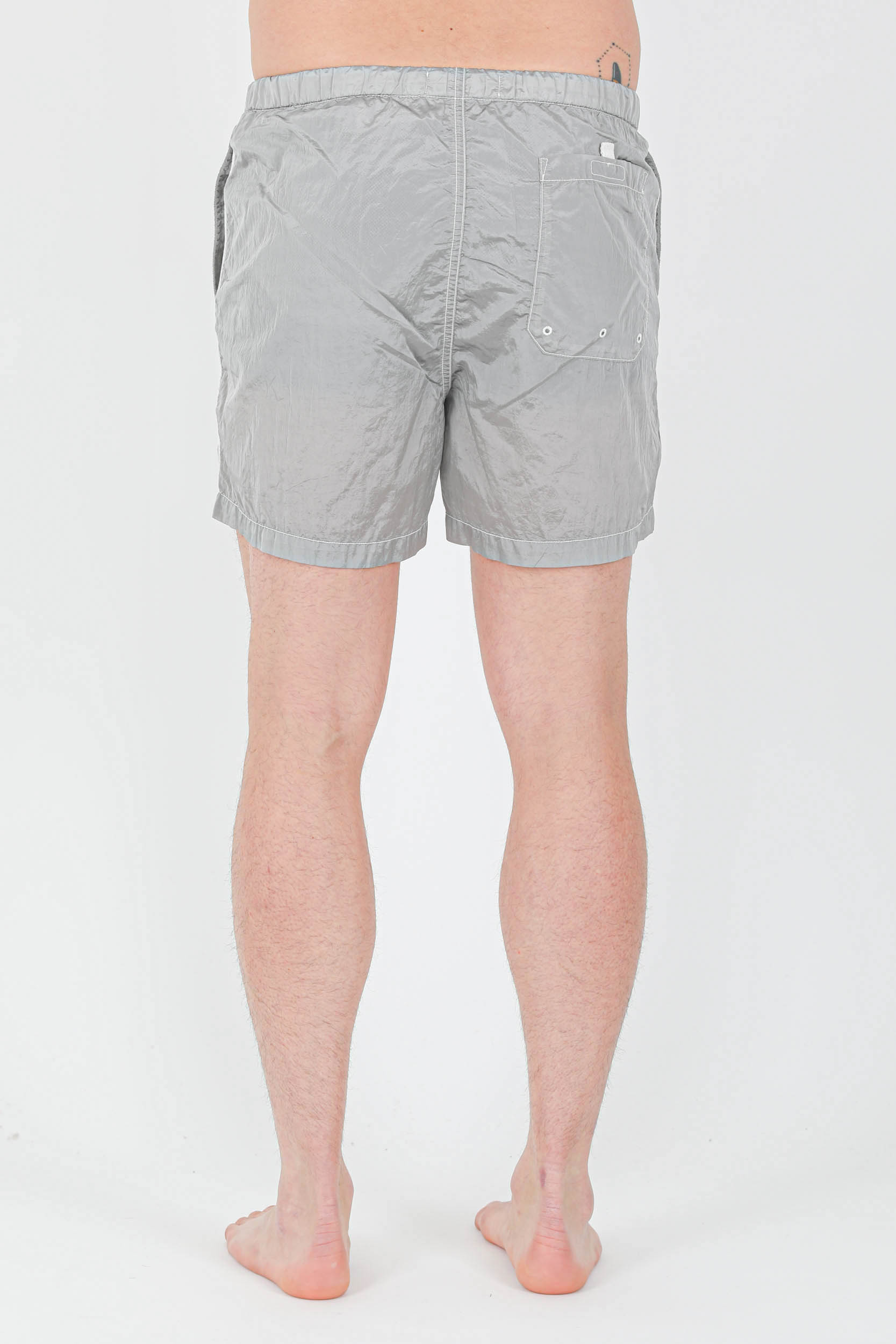 MAILLOT DE BAIN STONE ISLAND NYLON METAL GRIS 7615B0643-V0003