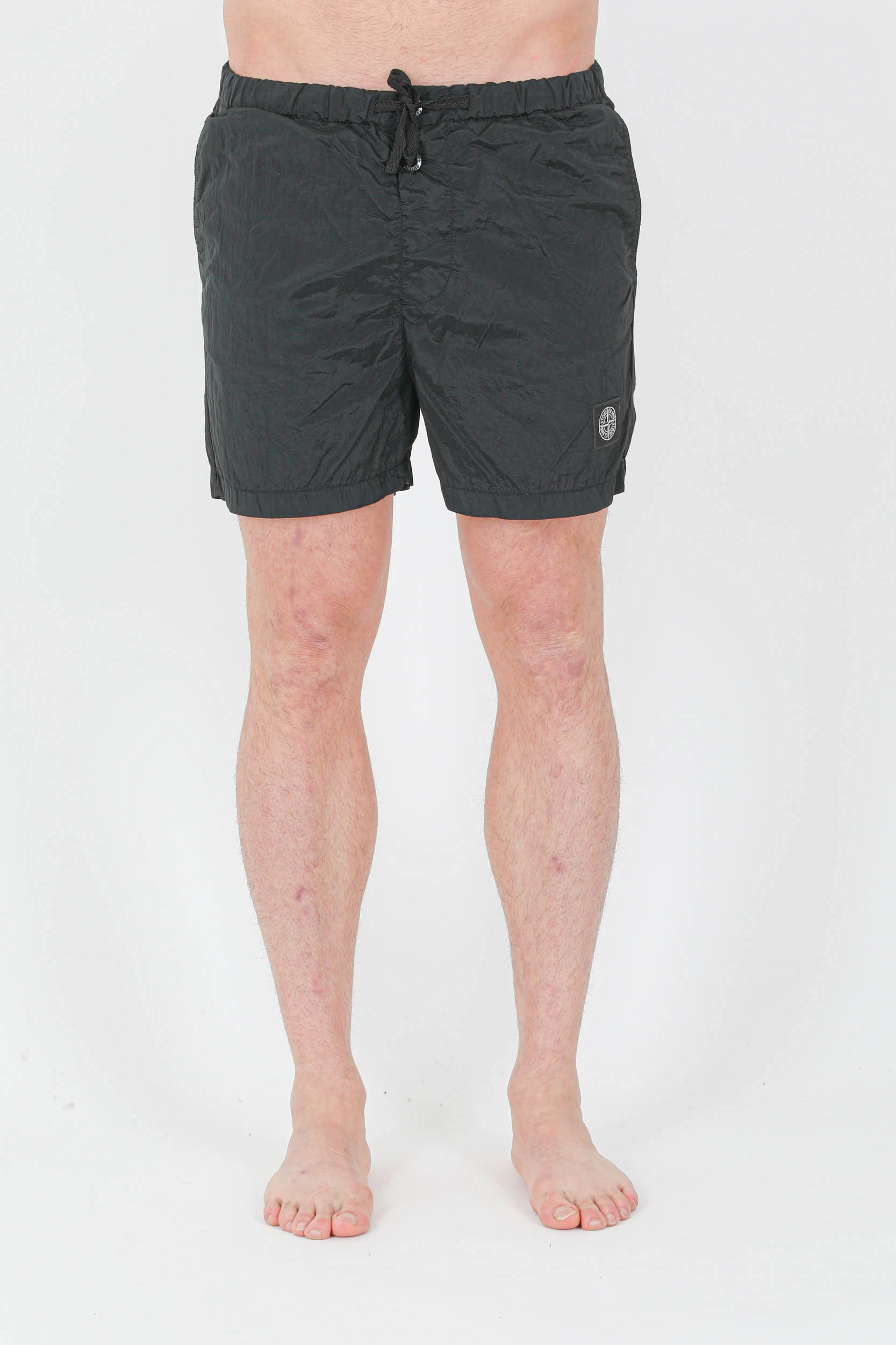 MAILLOT DE BAIN STONE ISLAND NYLON METAL NOIR 7615B0643-V0029