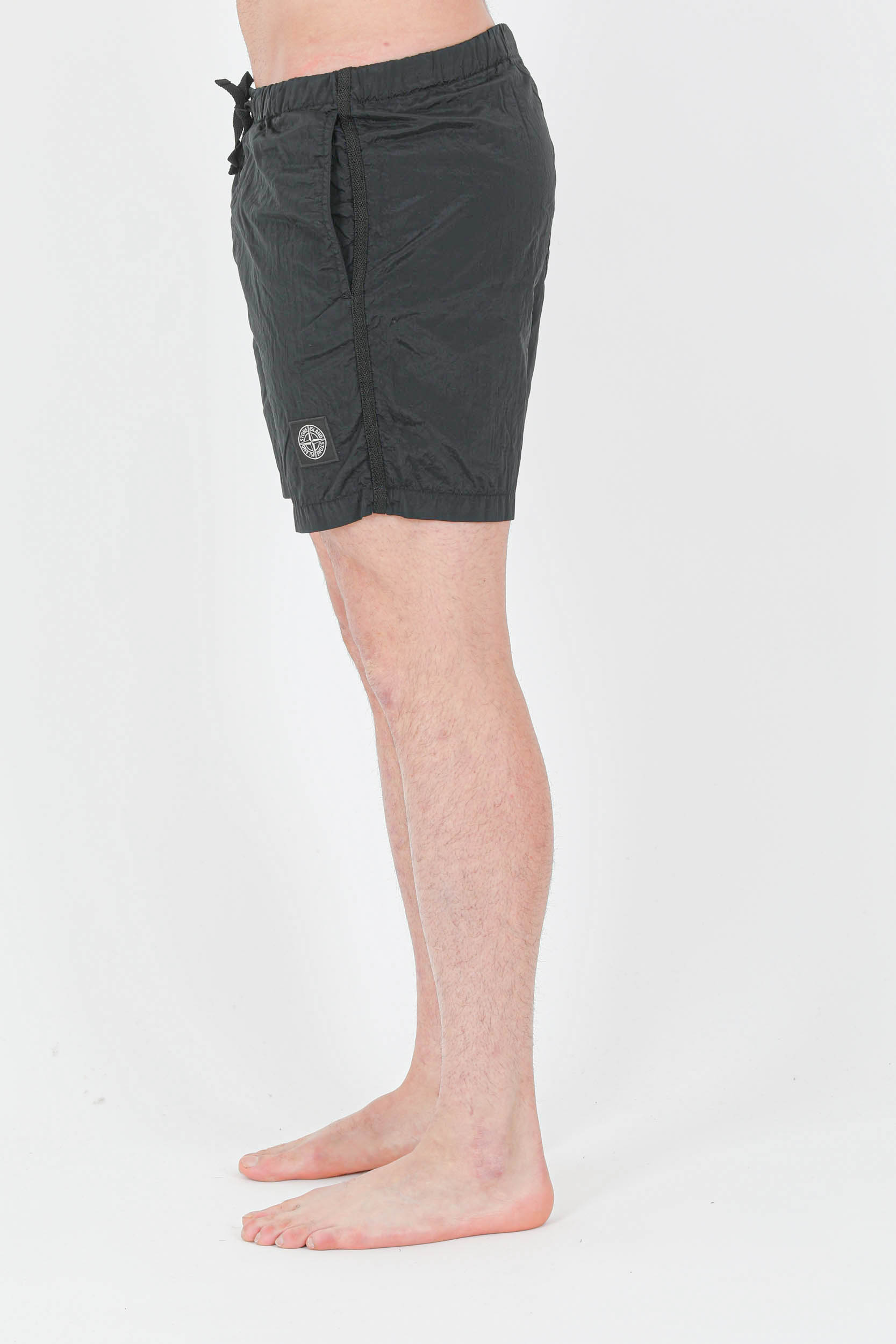 MAILLOT DE BAIN STONE ISLAND NYLON METAL NOIR 7615B0643-V0029