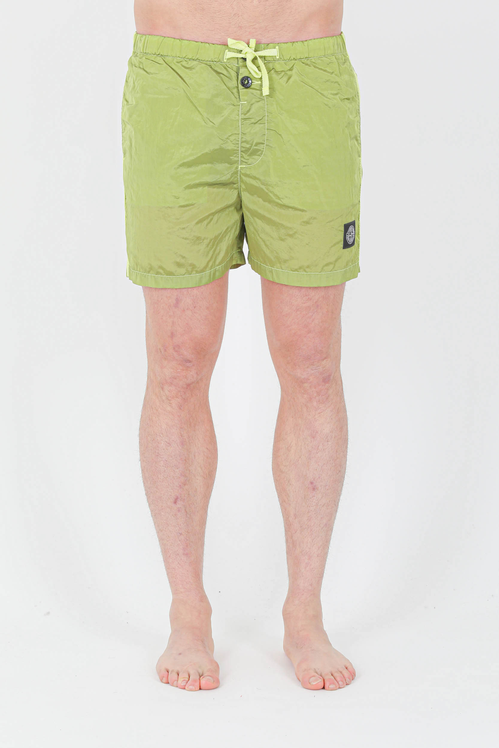 MAILLOT DE BAIN STONE ISLAND NYLON METAL VERT 7615B0643-V0031