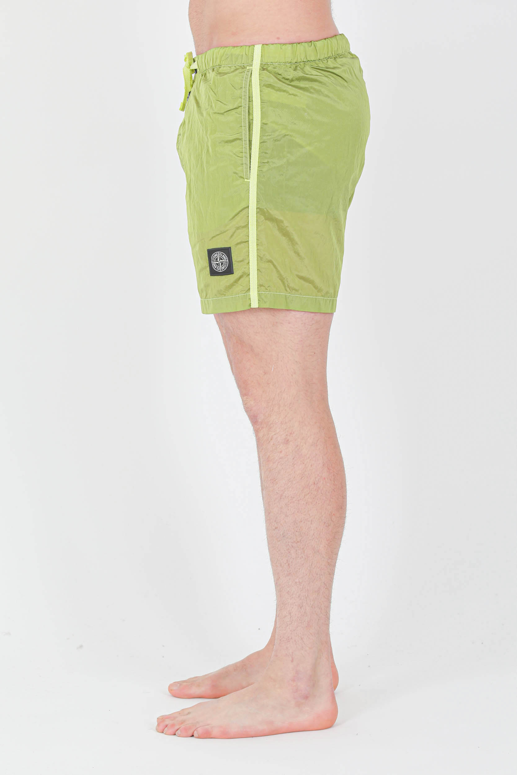 MAILLOT DE BAIN STONE ISLAND NYLON METAL VERT 7615B0643-V0031