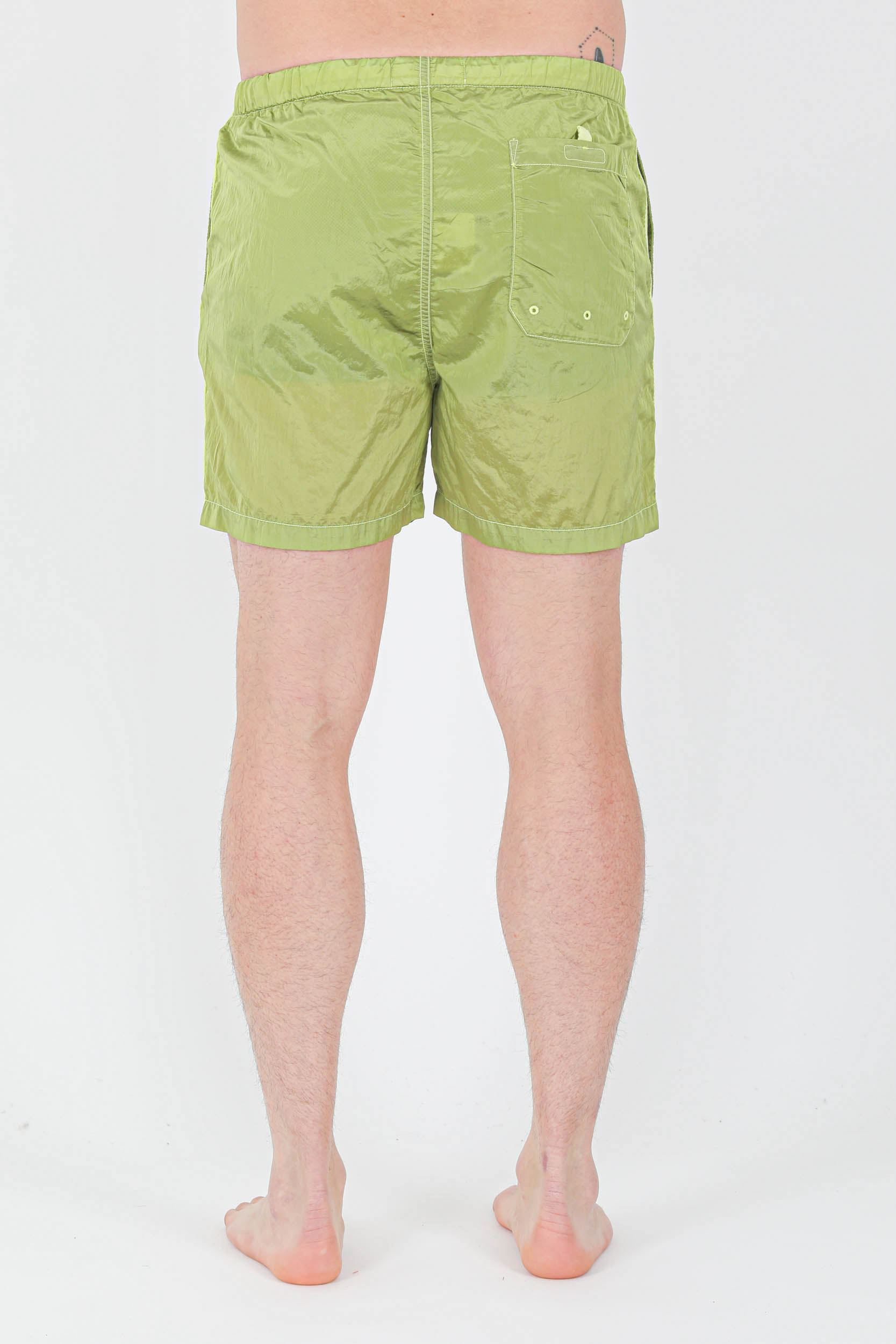 MAILLOT DE BAIN STONE ISLAND NYLON METAL VERT 7615B0643-V0031