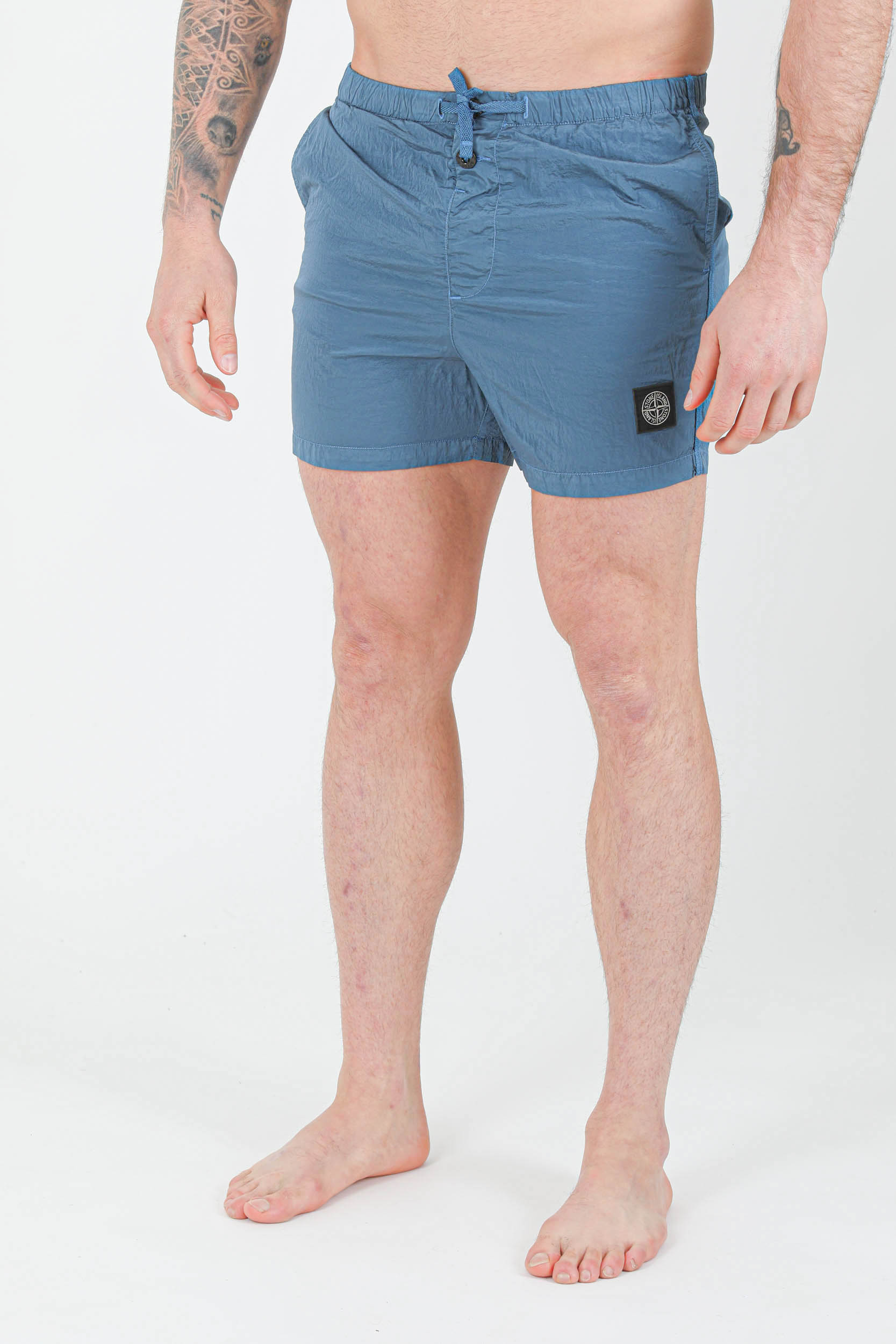 MAILLOT DE BAIN STONE ISLAND NYLON METAL BLEU 7615B0643-V0046