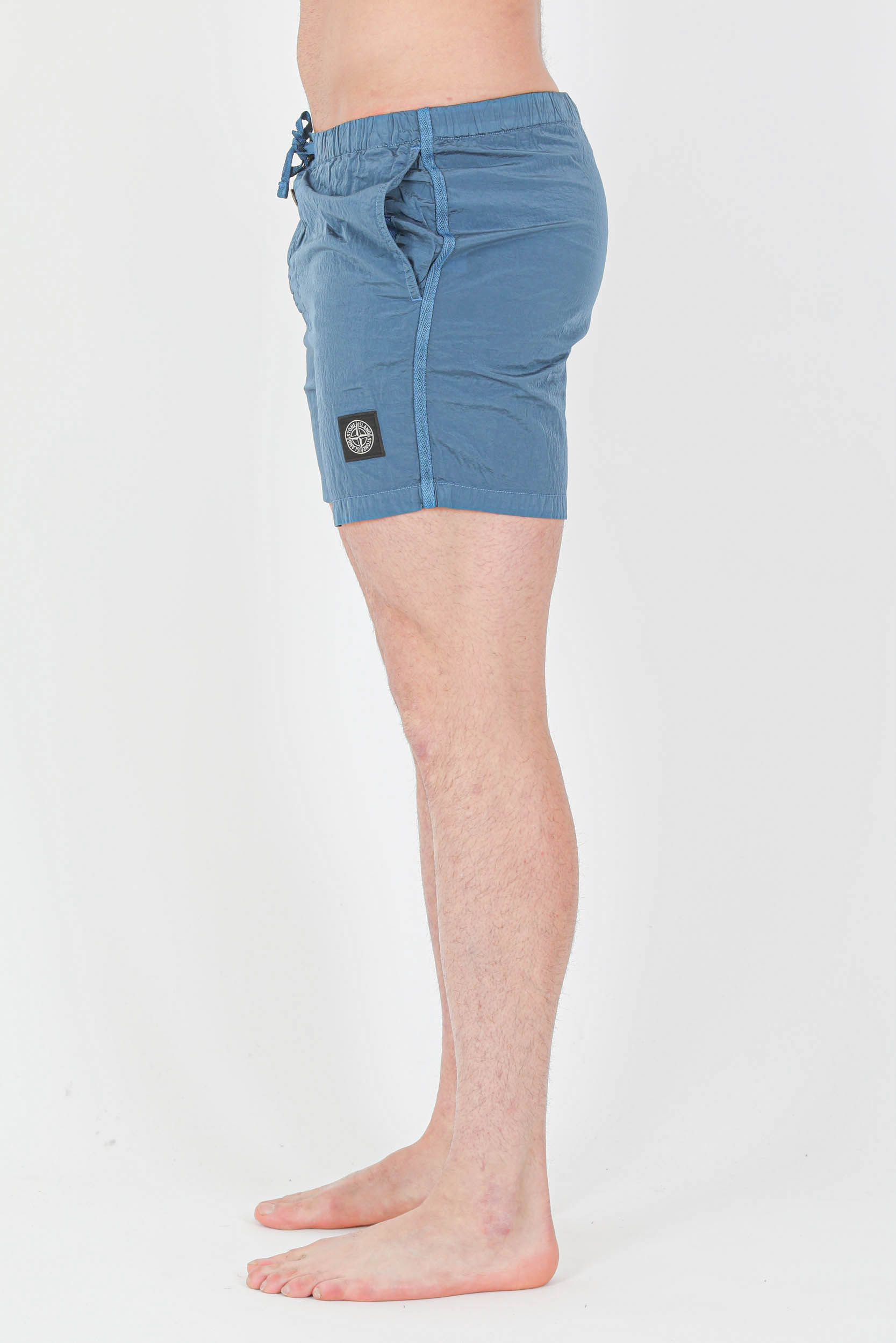 MAILLOT DE BAIN STONE ISLAND NYLON METAL BLEU 7615B0643-V0046