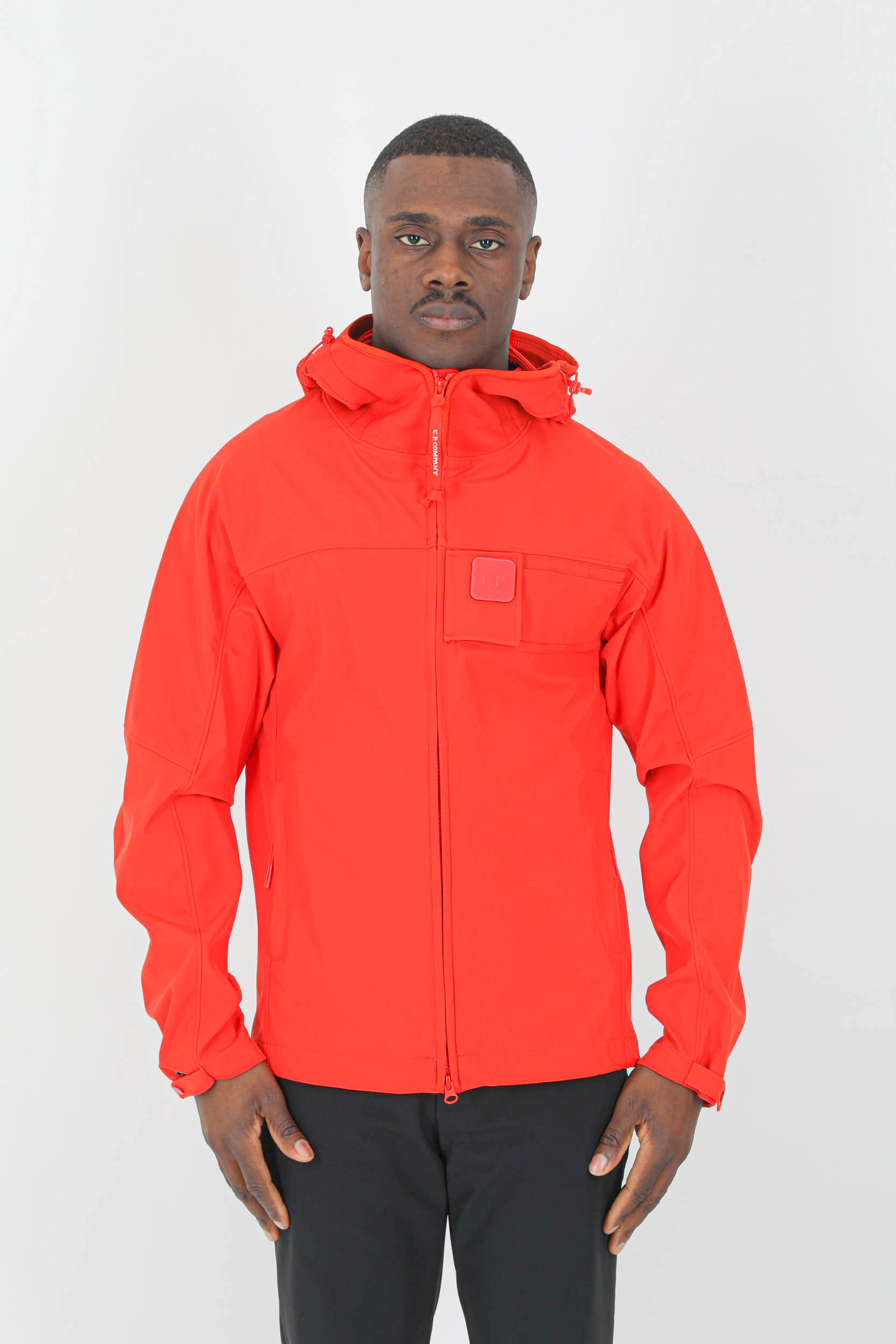 BLOUSON SOFT SHELL R CP COMPANY ROUGE W064A-455