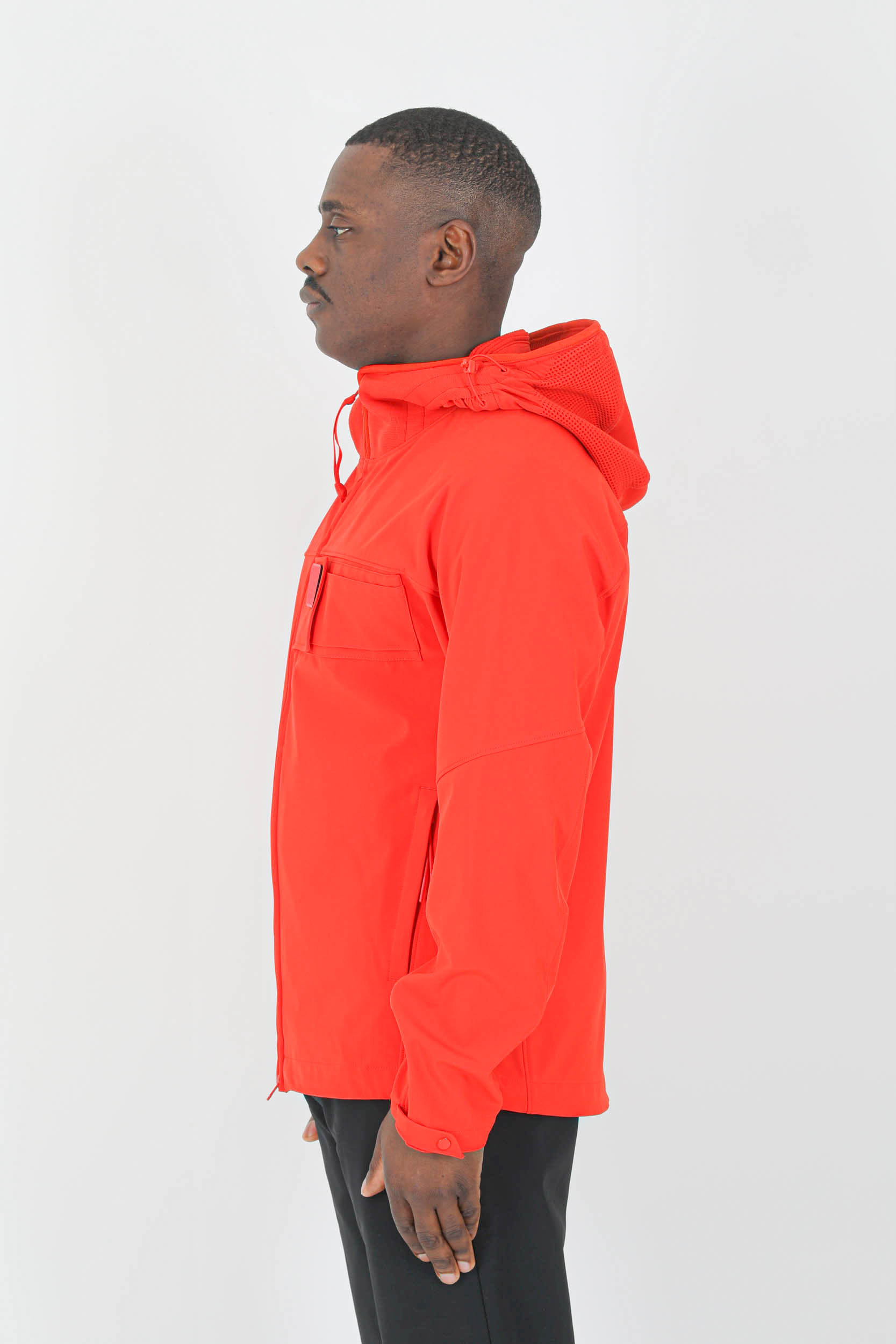 BLOUSON SOFT SHELL R CP COMPANY ROUGE W064A-455