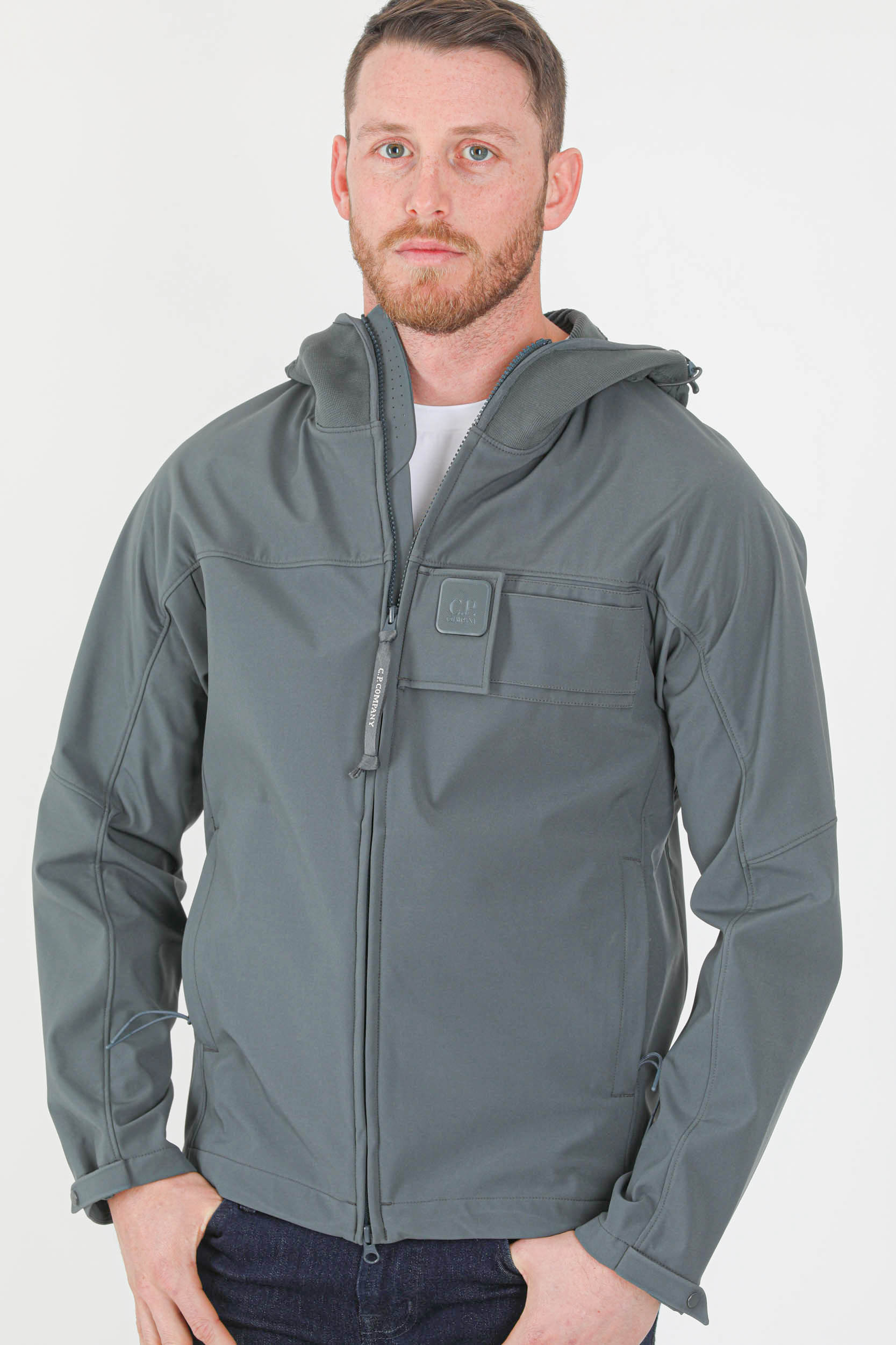 BLOUSON SOFT SHELL-R CP COMPANY GRISE W064A-978