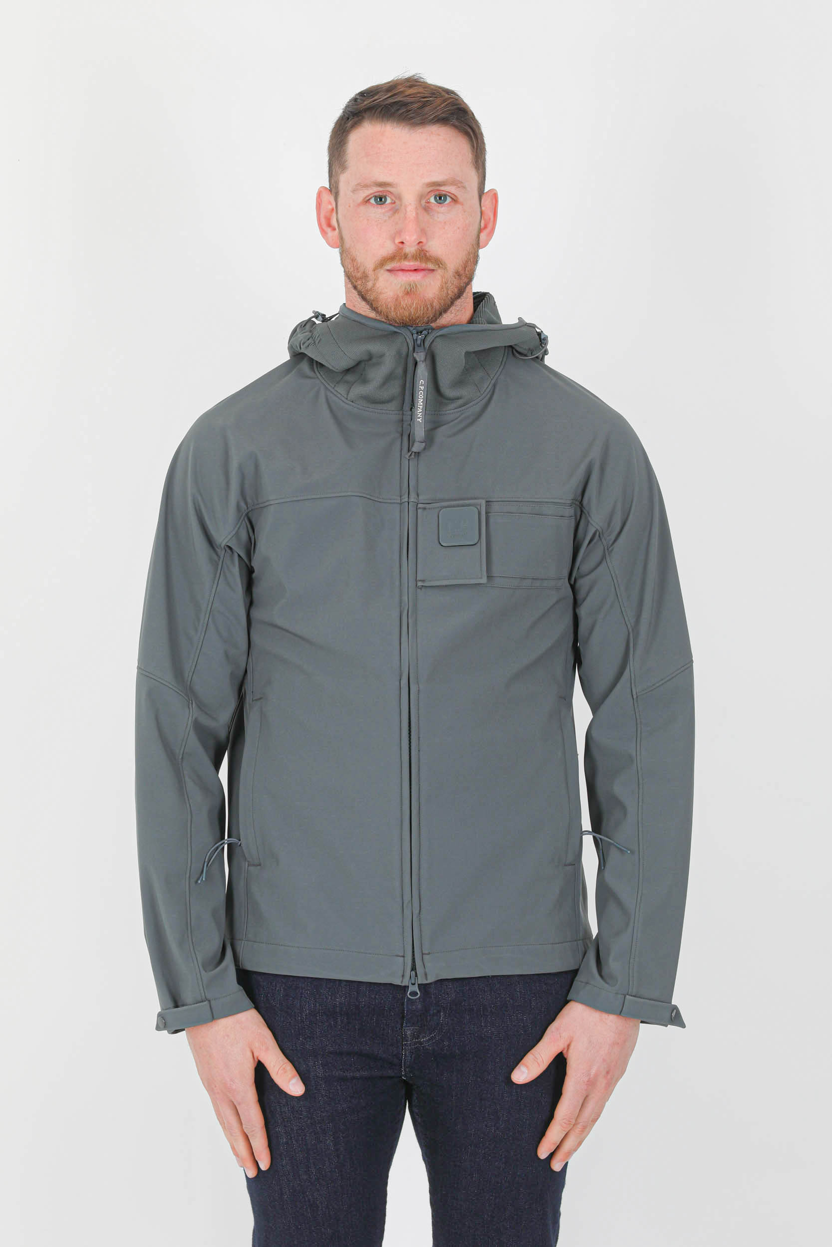 BLOUSON SOFT SHELL-R CP COMPANY GRISE W064A-978