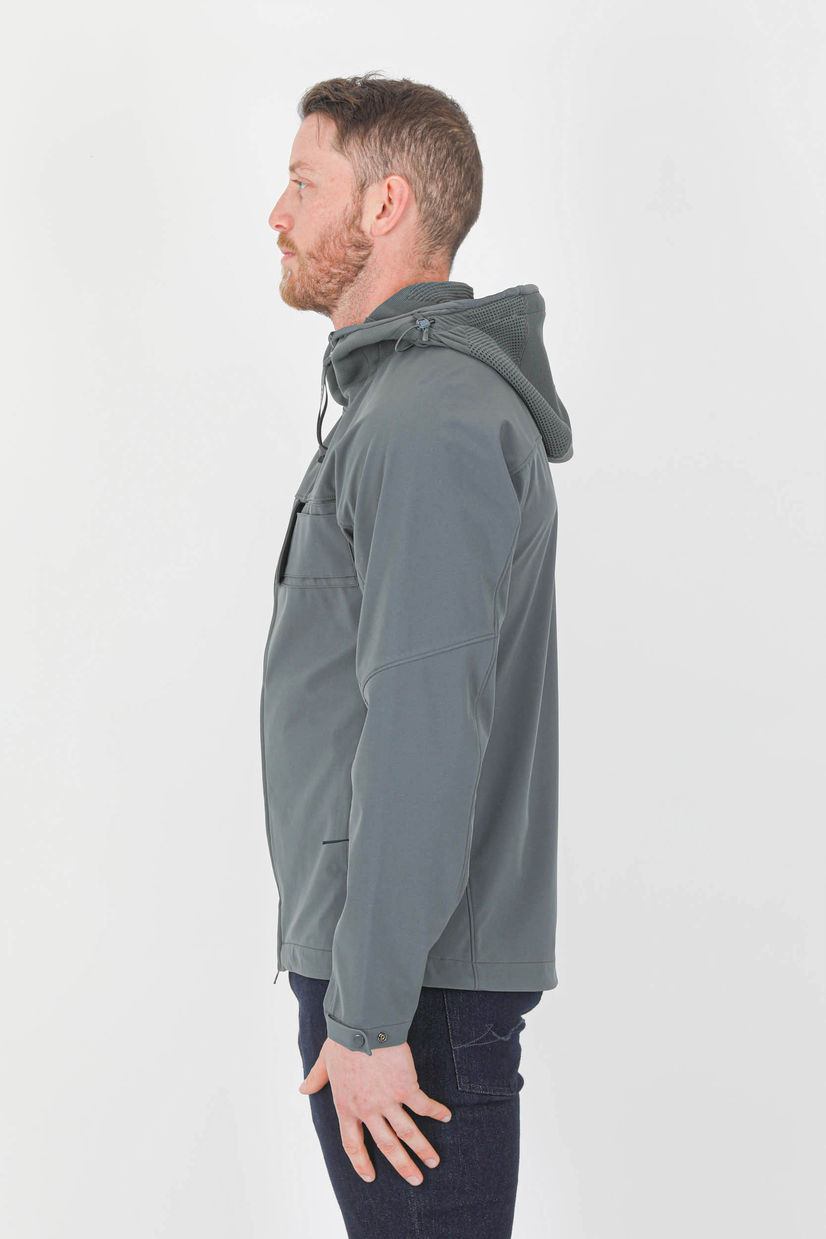 BLOUSON SOFT SHELL-R CP COMPANY GRISE W064A-978