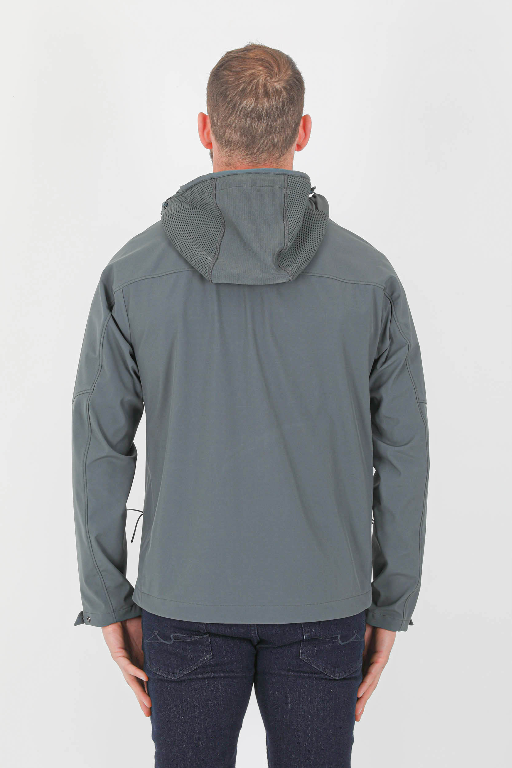 BLOUSON SOFT SHELL-R CP COMPANY GRISE W064A-978