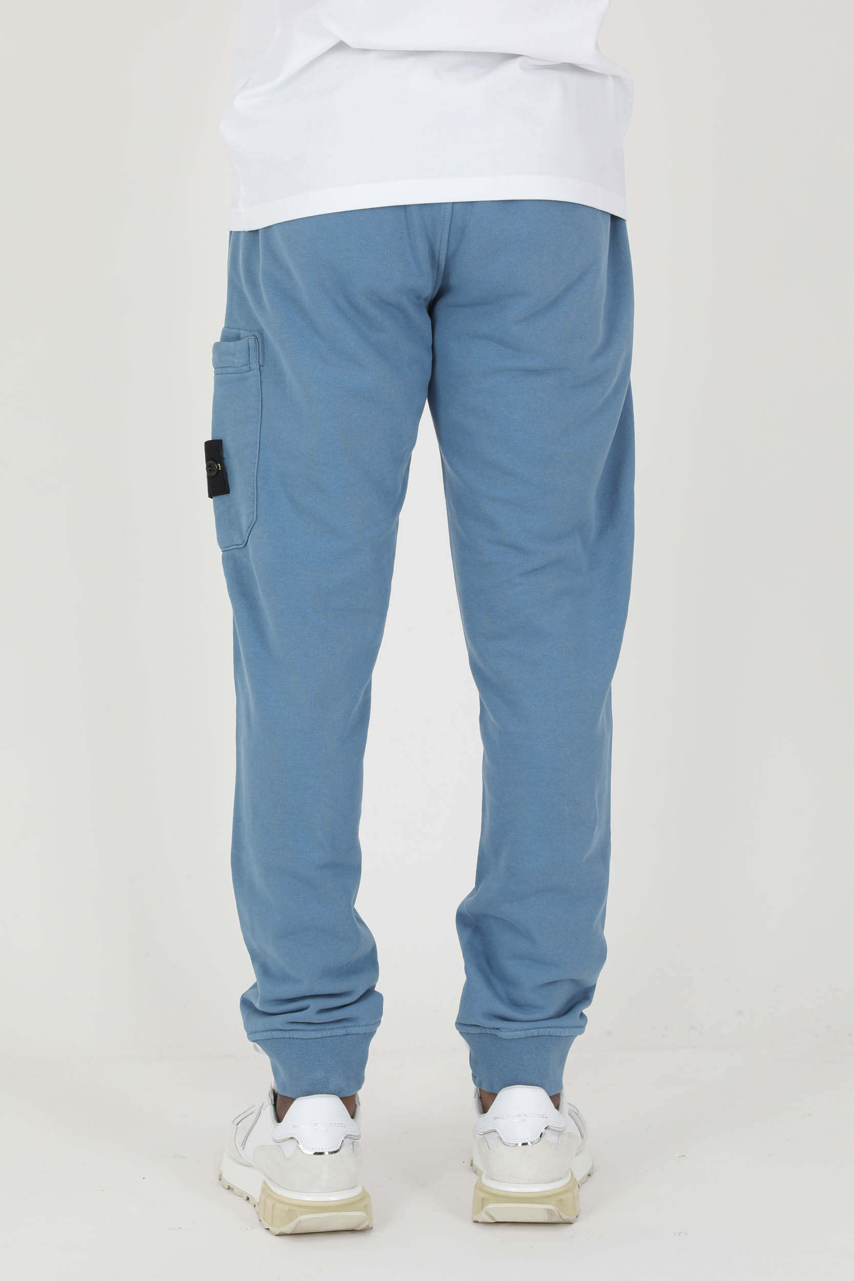 BAS DE JOGGING STONE ISLAND BLEU 761564551-V0046
