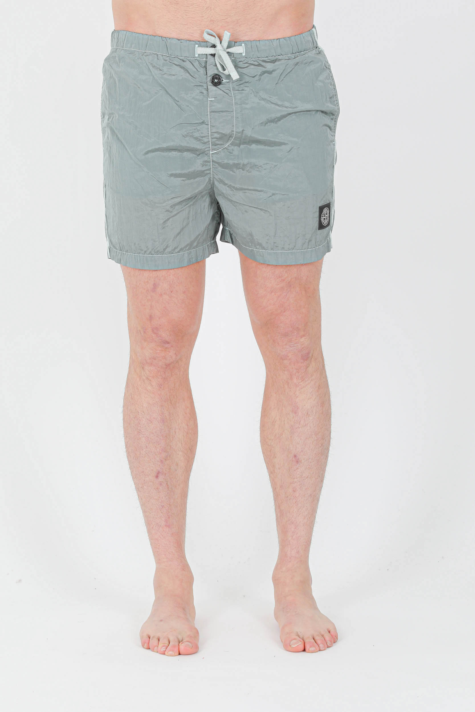 MAILLOT DE BAIN STONE ISLAND NYLON METAL AQUA 7615B0643-V0044