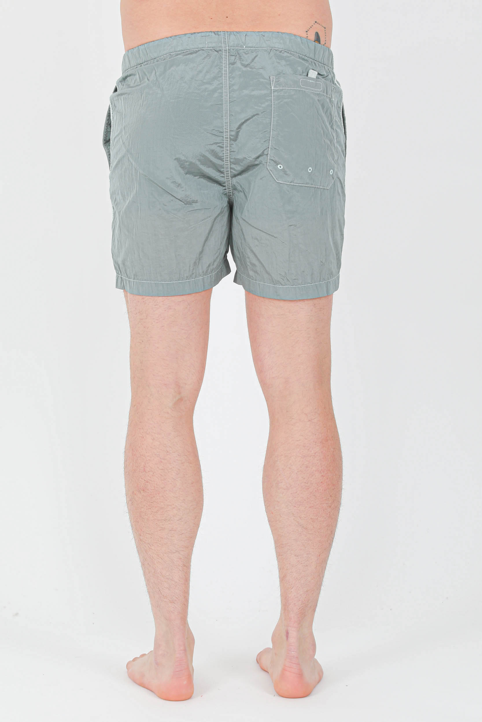 MAILLOT DE BAIN STONE ISLAND NYLON METAL AQUA 7615B0643-V0044