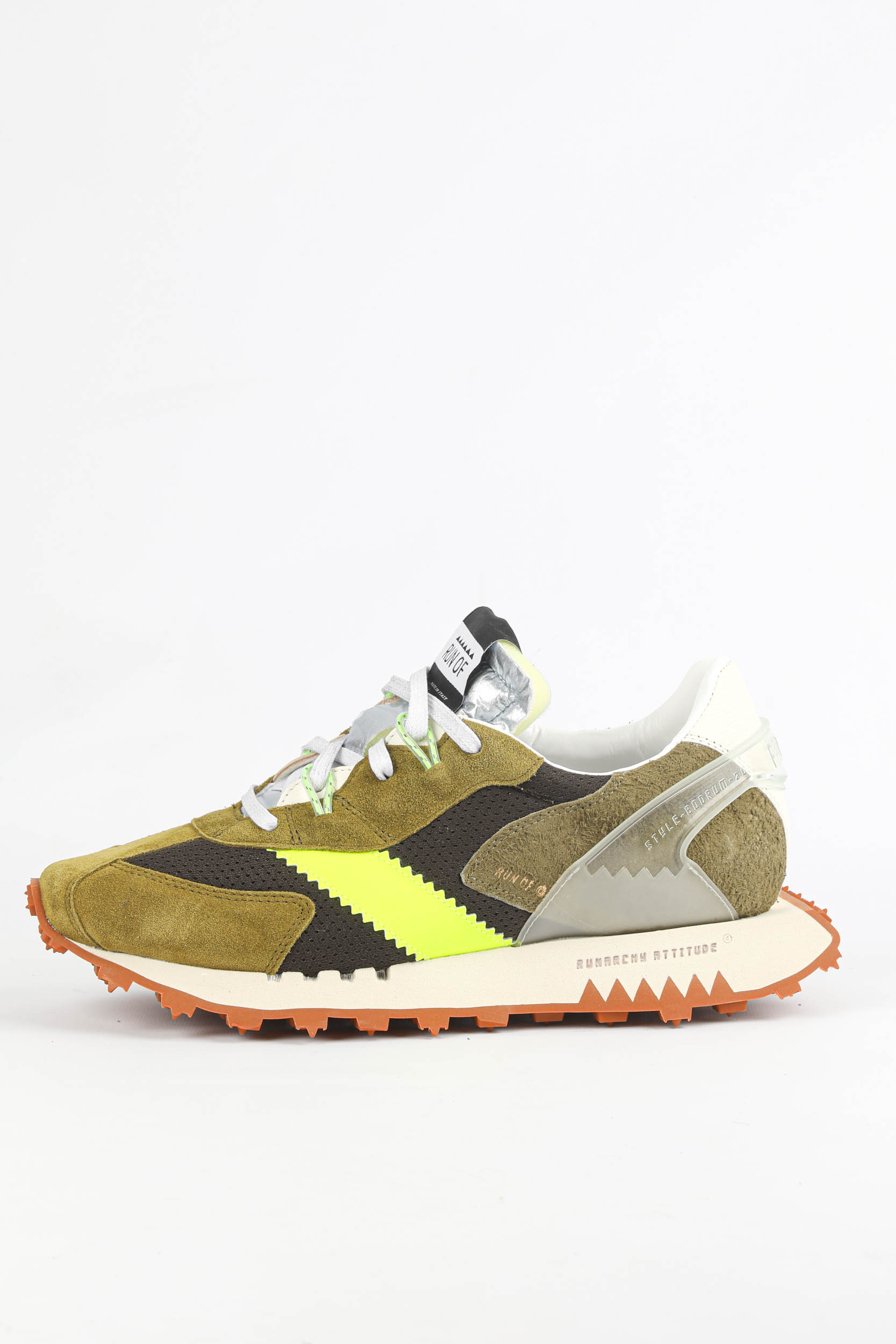 BASKETS RUN OF KAKI ET JAUNE 40039G-SELVA