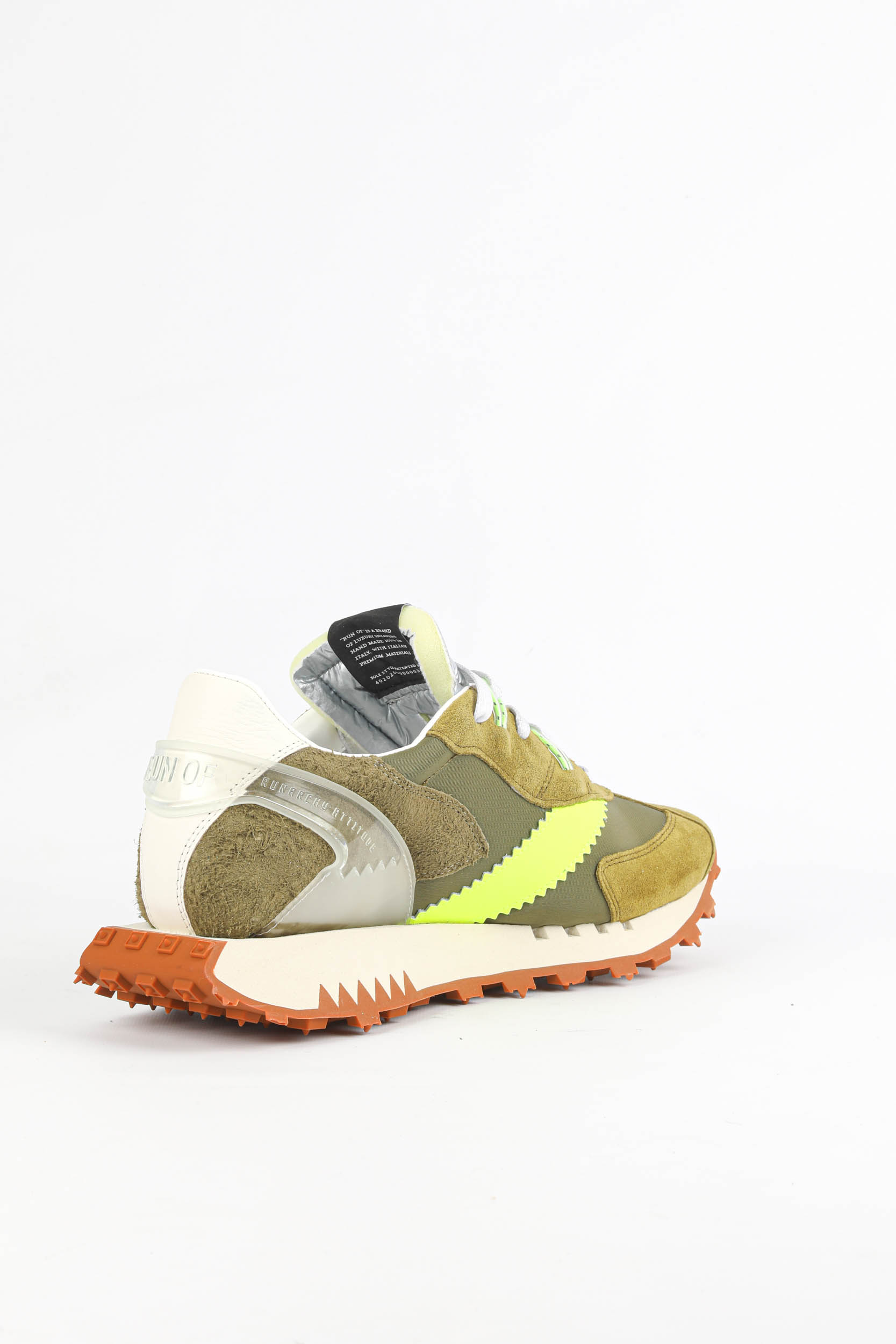 BASKETS RUN OF KAKI ET JAUNE 40039G-SELVA