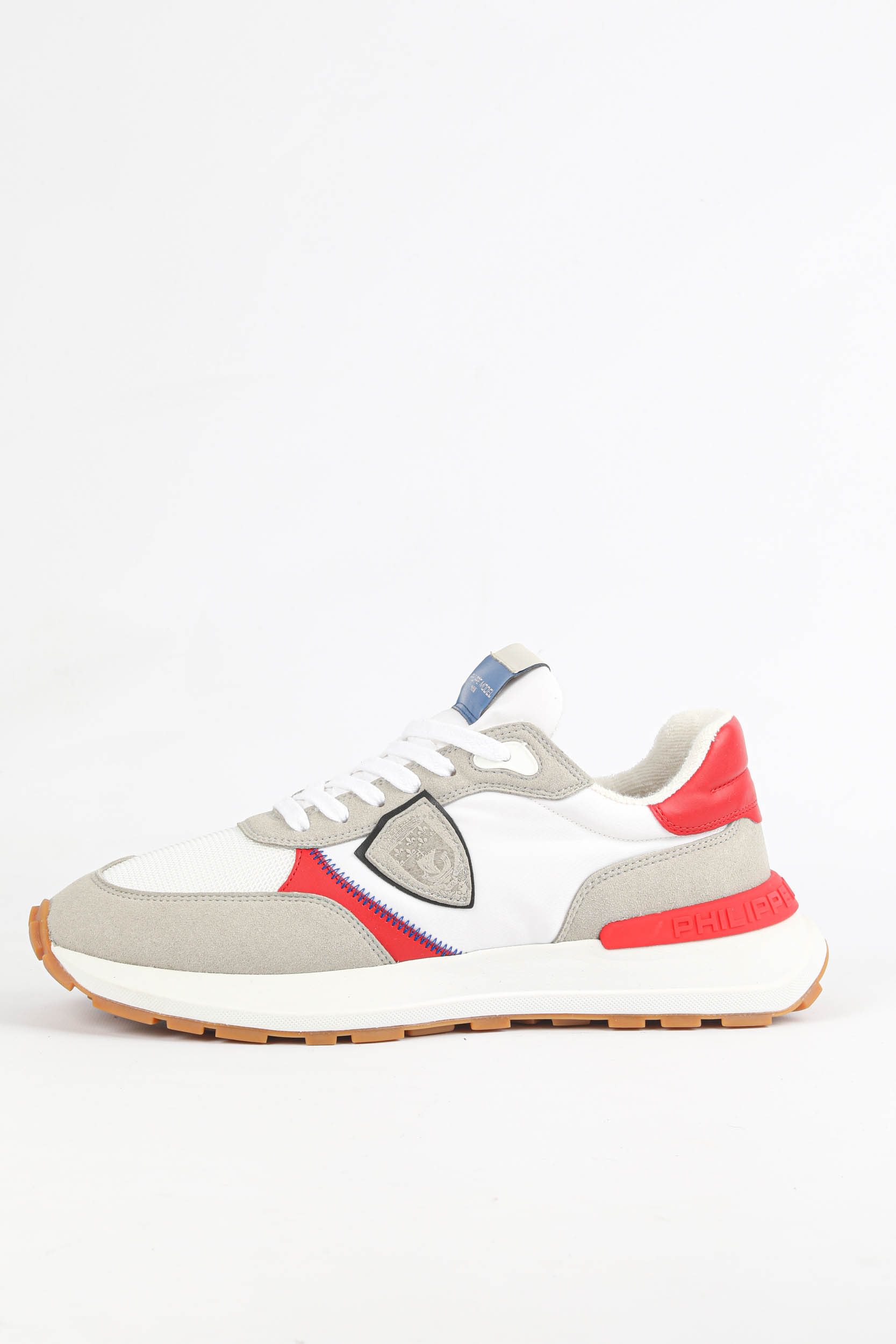 BASKETS PHILIPPE MODEL BLANCHES/ROUGE