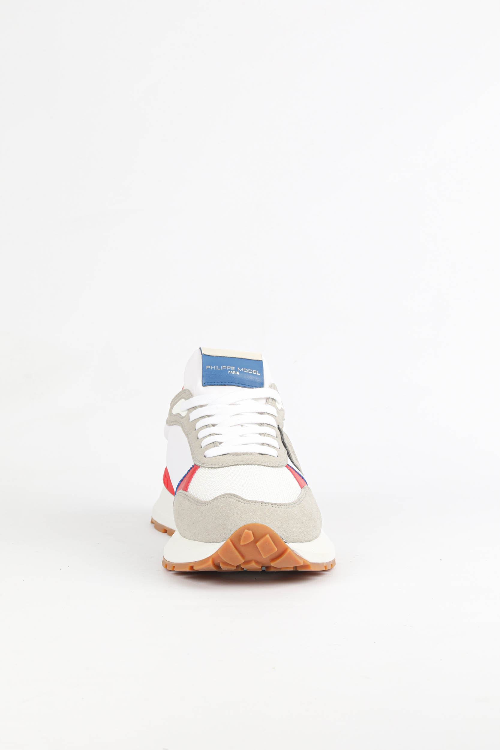 BASKETS PHILIPPE MODEL BLANCHES/ROUGE