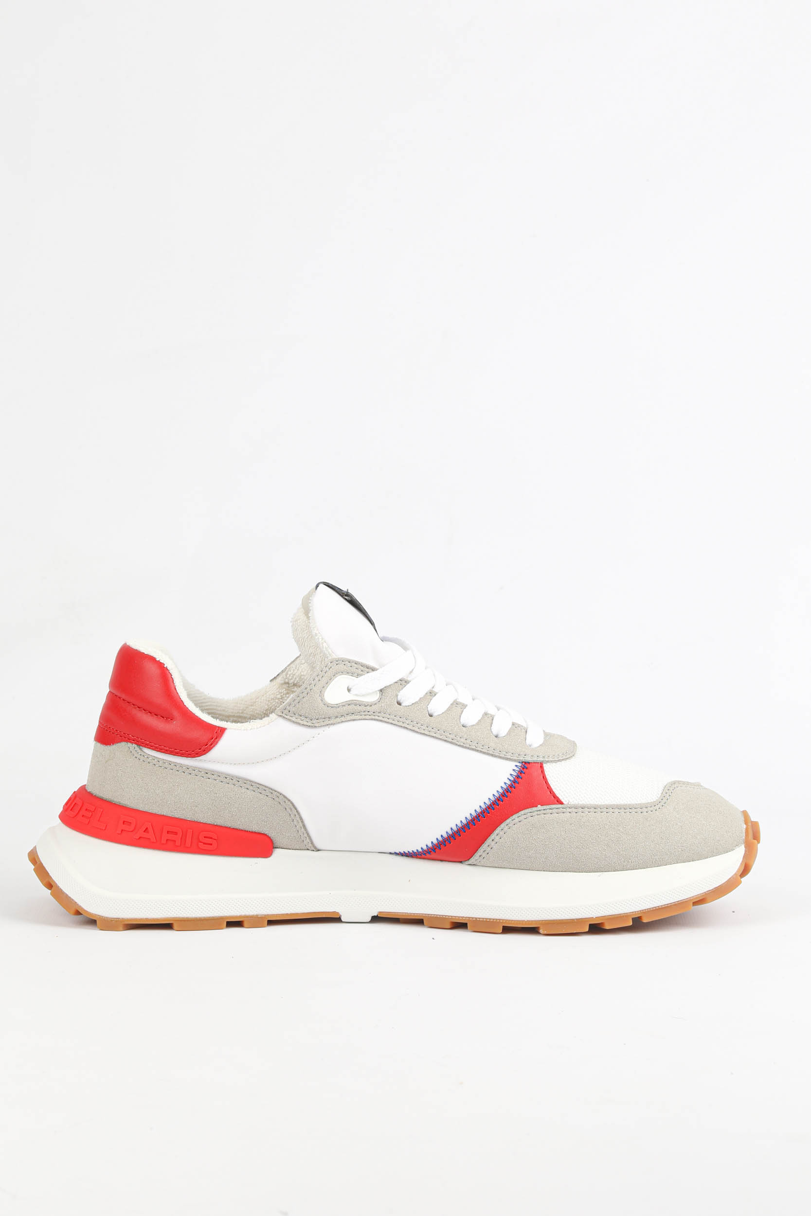 BASKETS PHILIPPE MODEL BLANCHES/ROUGE