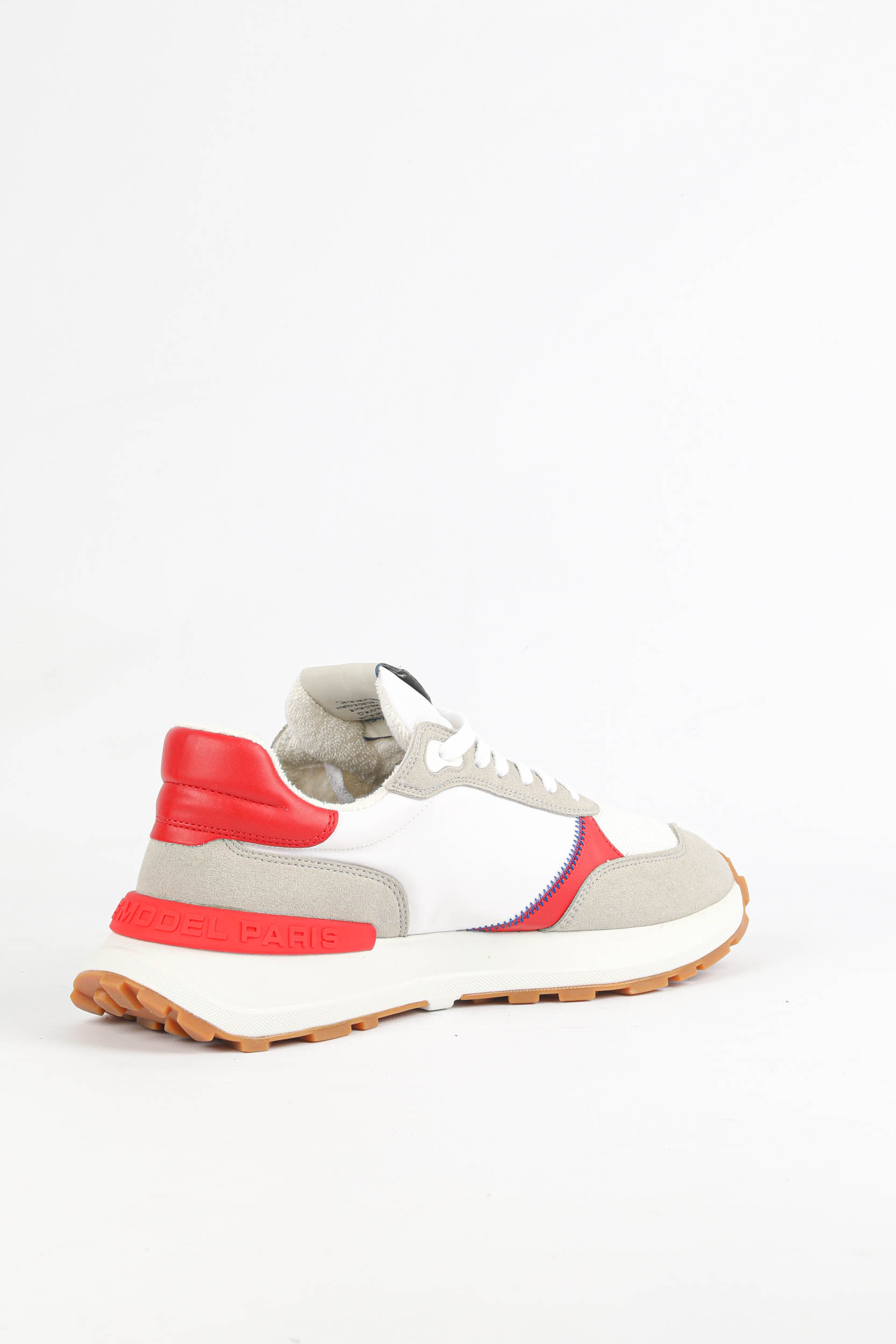 BASKETS PHILIPPE MODEL BLANCHES/ROUGE