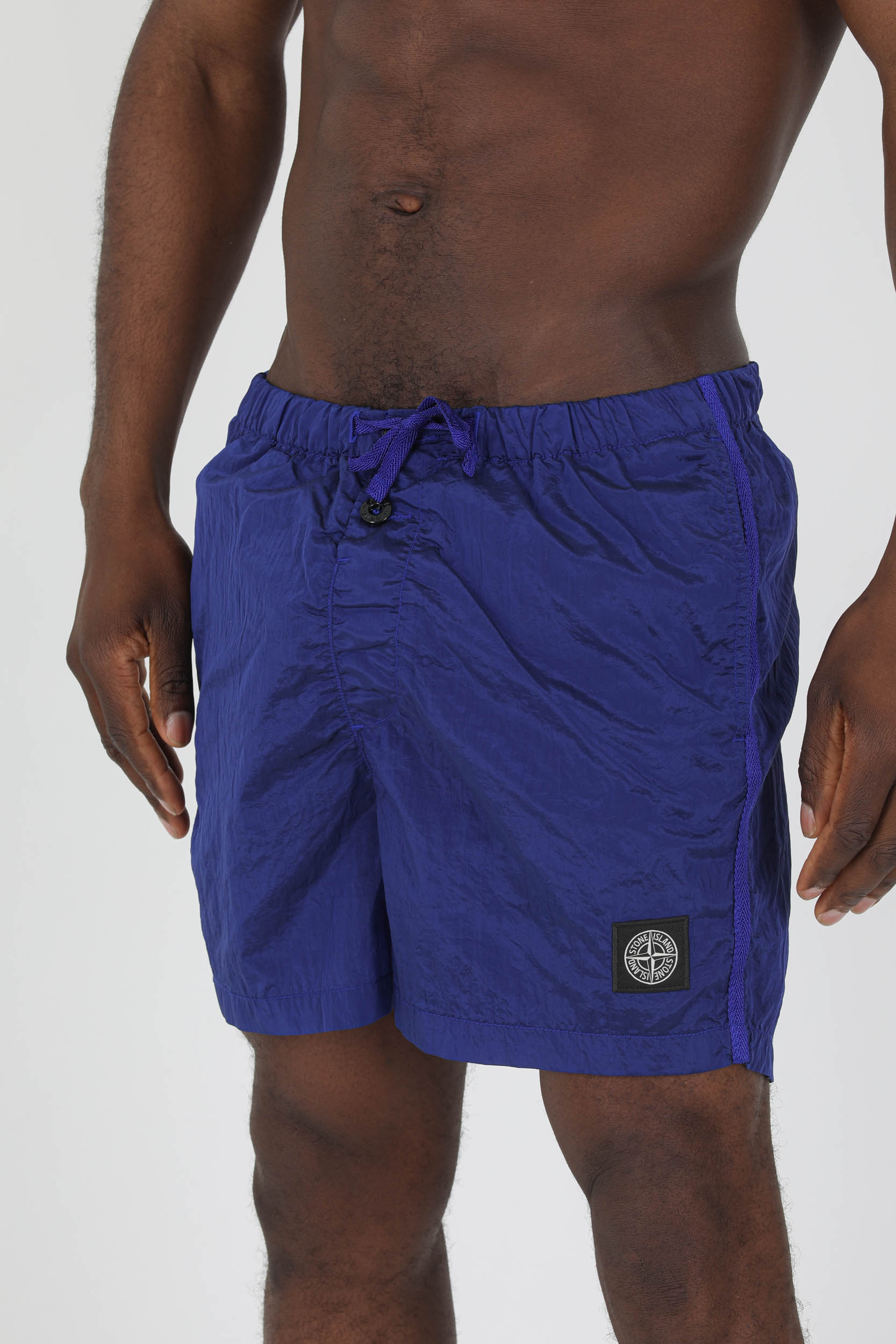 MAILLOT DE BAIN STONE ISLAND NYLON BLEU 7615B0643-V0022