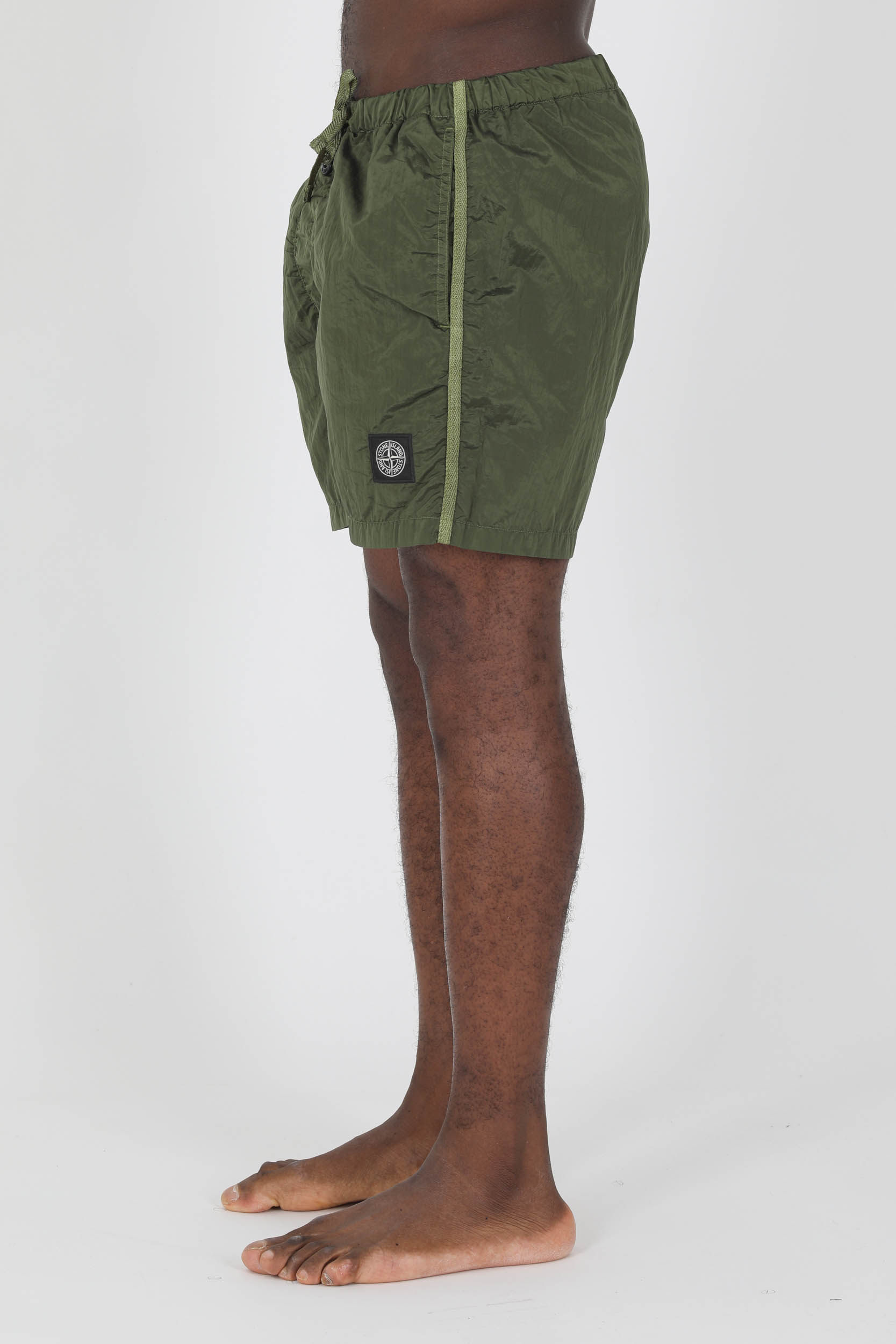 MAILLOT DE BAIN STONE ISLAND NYLON KAKI 7615B0643-V0058