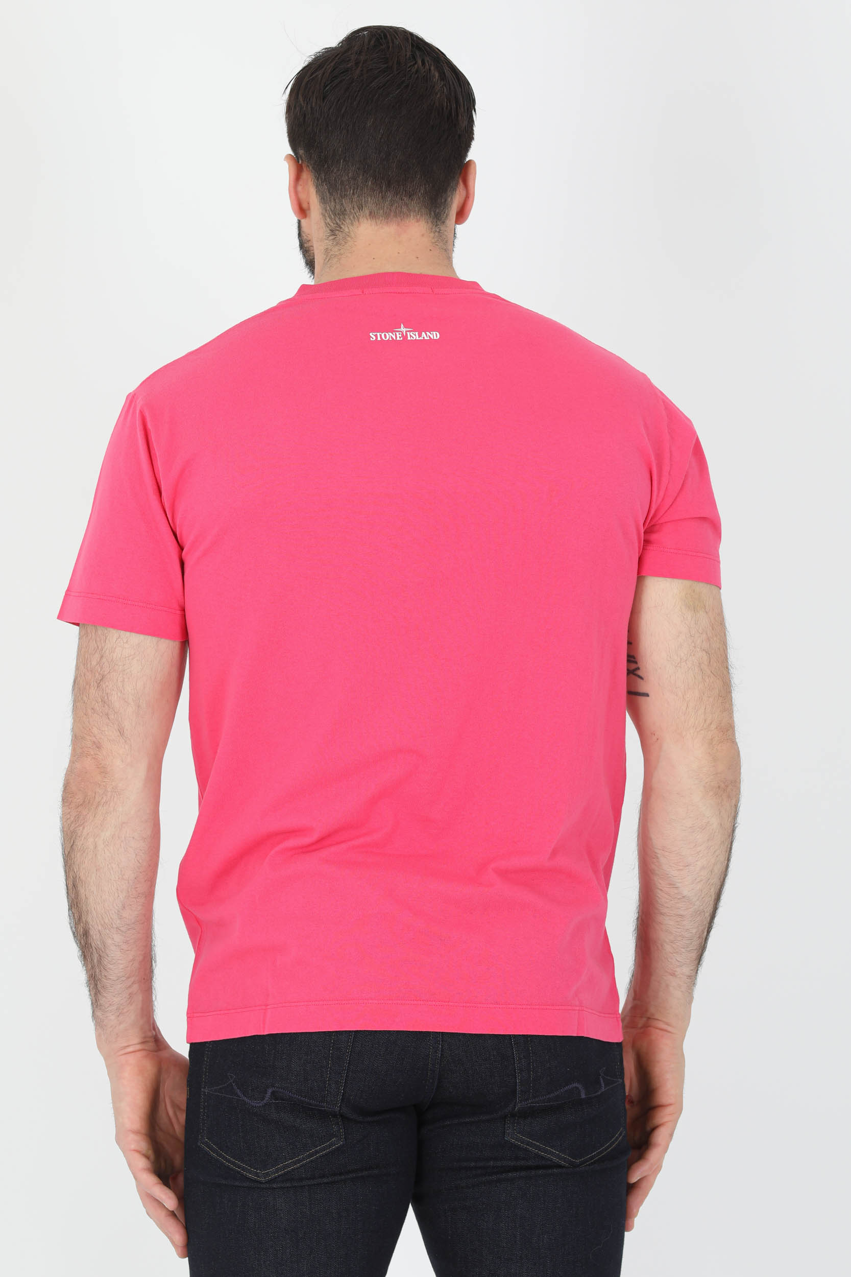 TEE-SHIRT STONE ISLAND ROSE LOGO 76152NS93-V0087