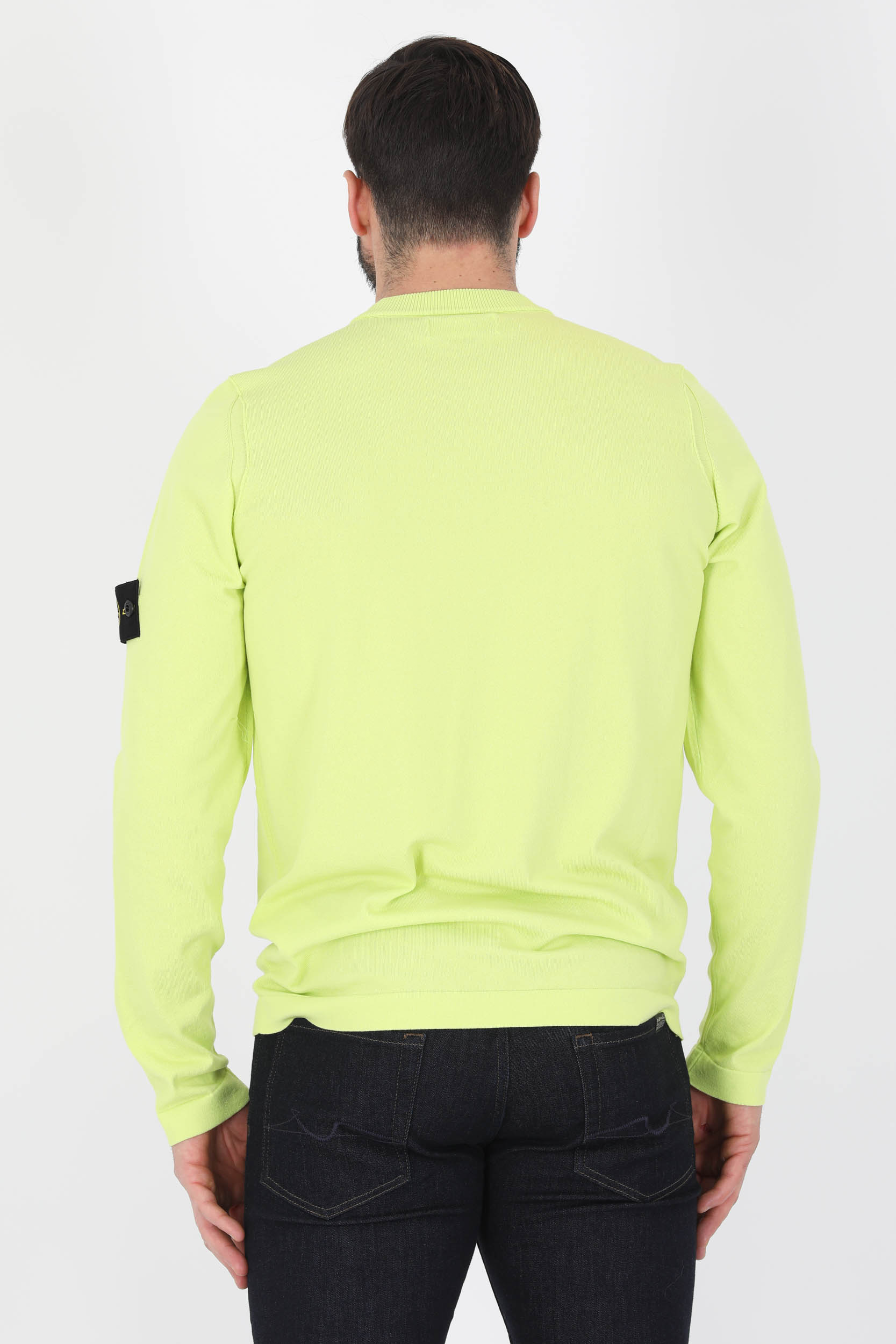 PULL STONE ISLAND JAUNE 7615563B6-V0031