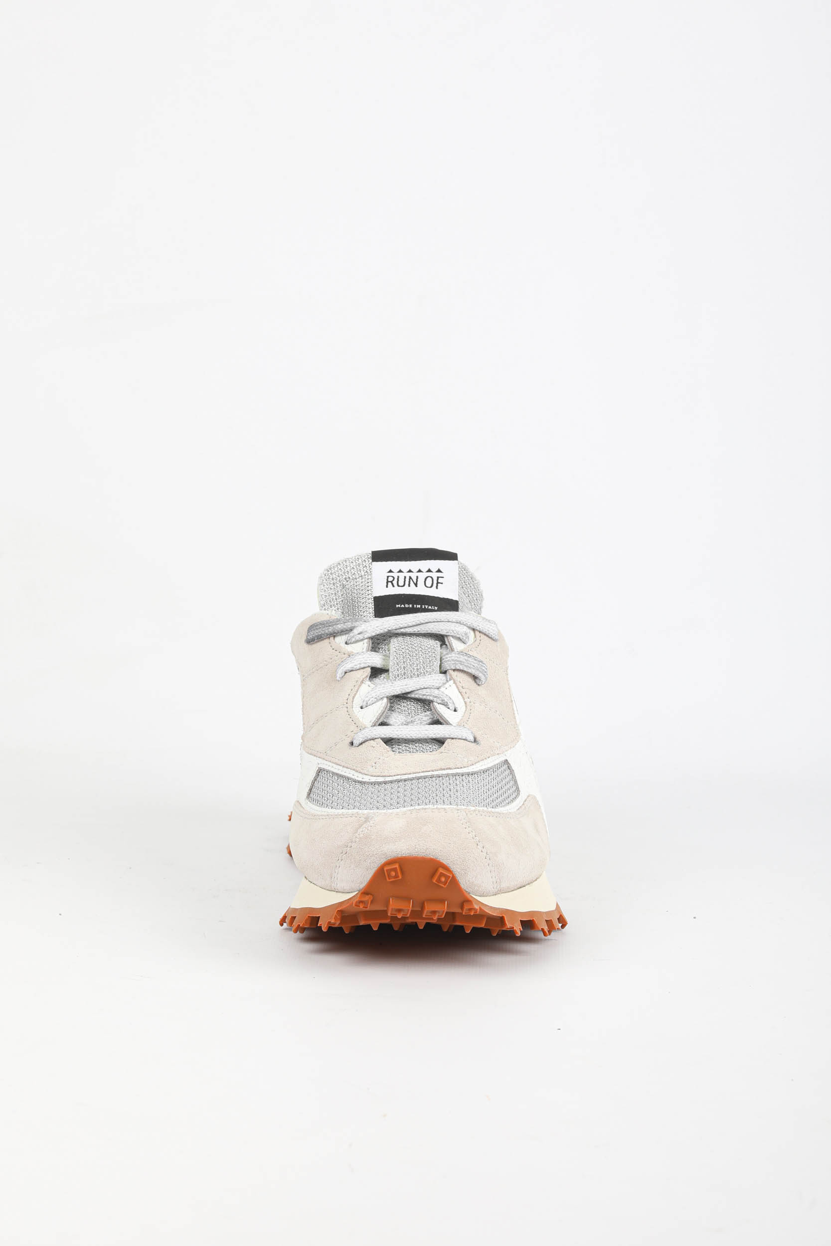 BASKETS RUN OF BLANC/JAUNE 40038-PURE