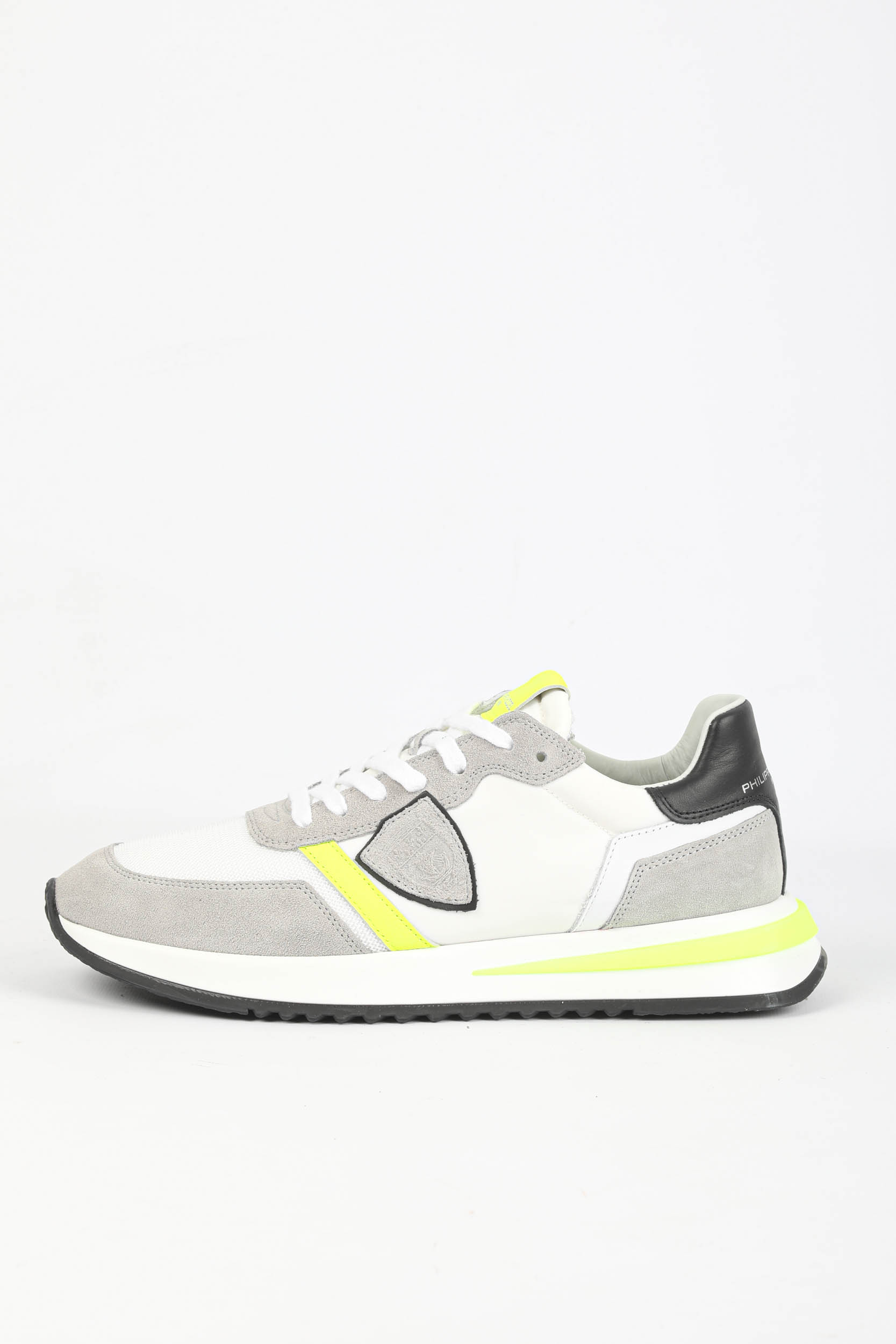 BASKETS PHILIPPE MODEL TROPEZ MONDIAL NEON JAUNE TYLU-WN01