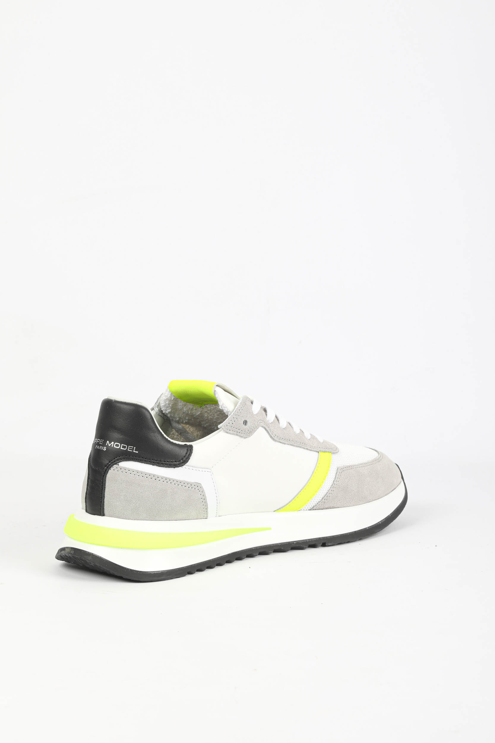 BASKETS PHILIPPE MODEL TROPEZ MONDIAL NEON JAUNE TYLU-WN01