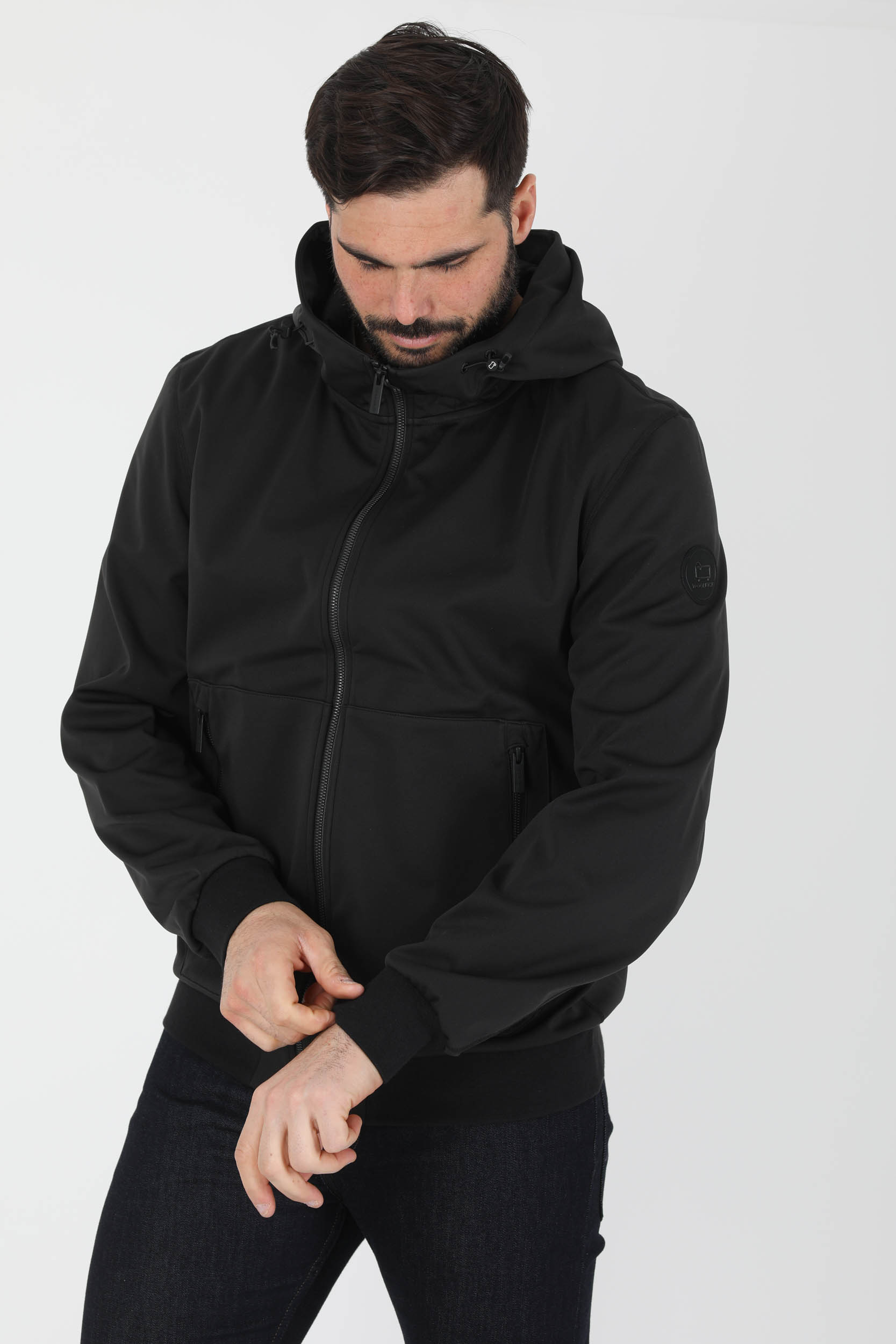 SOFT SHELL-R WOOLRICH NOIR W0128MRUT-100