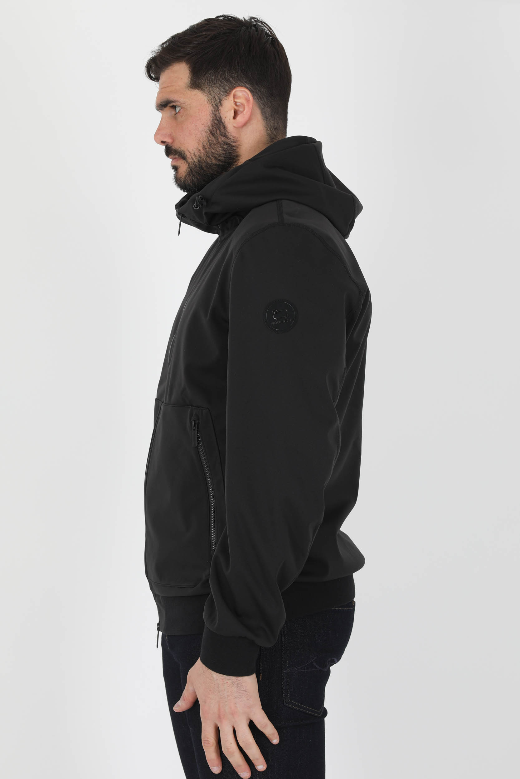 SOFT SHELL-R WOOLRICH NOIR W0128MRUT-100