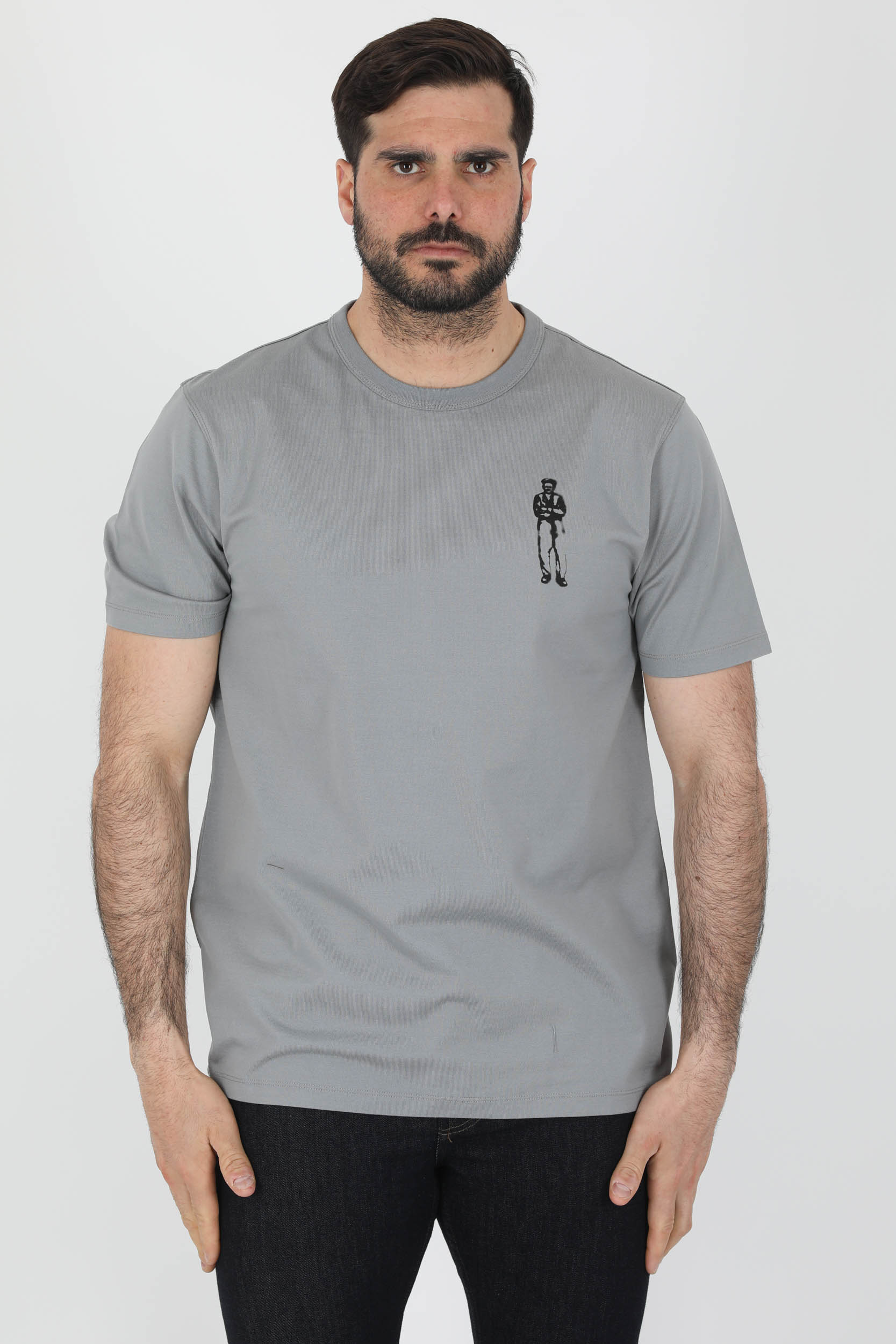 TEE-SHIRT C.P COMPANY GRIS S198A-937