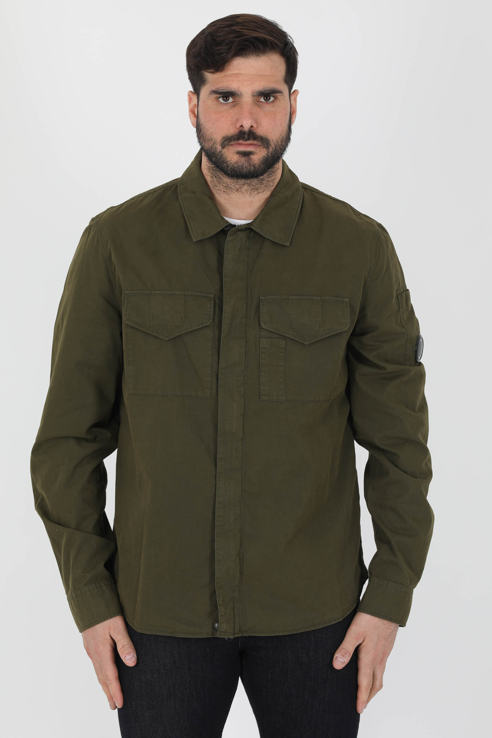 SURCHEMISE C.P COMPANY KAKI H079A-683