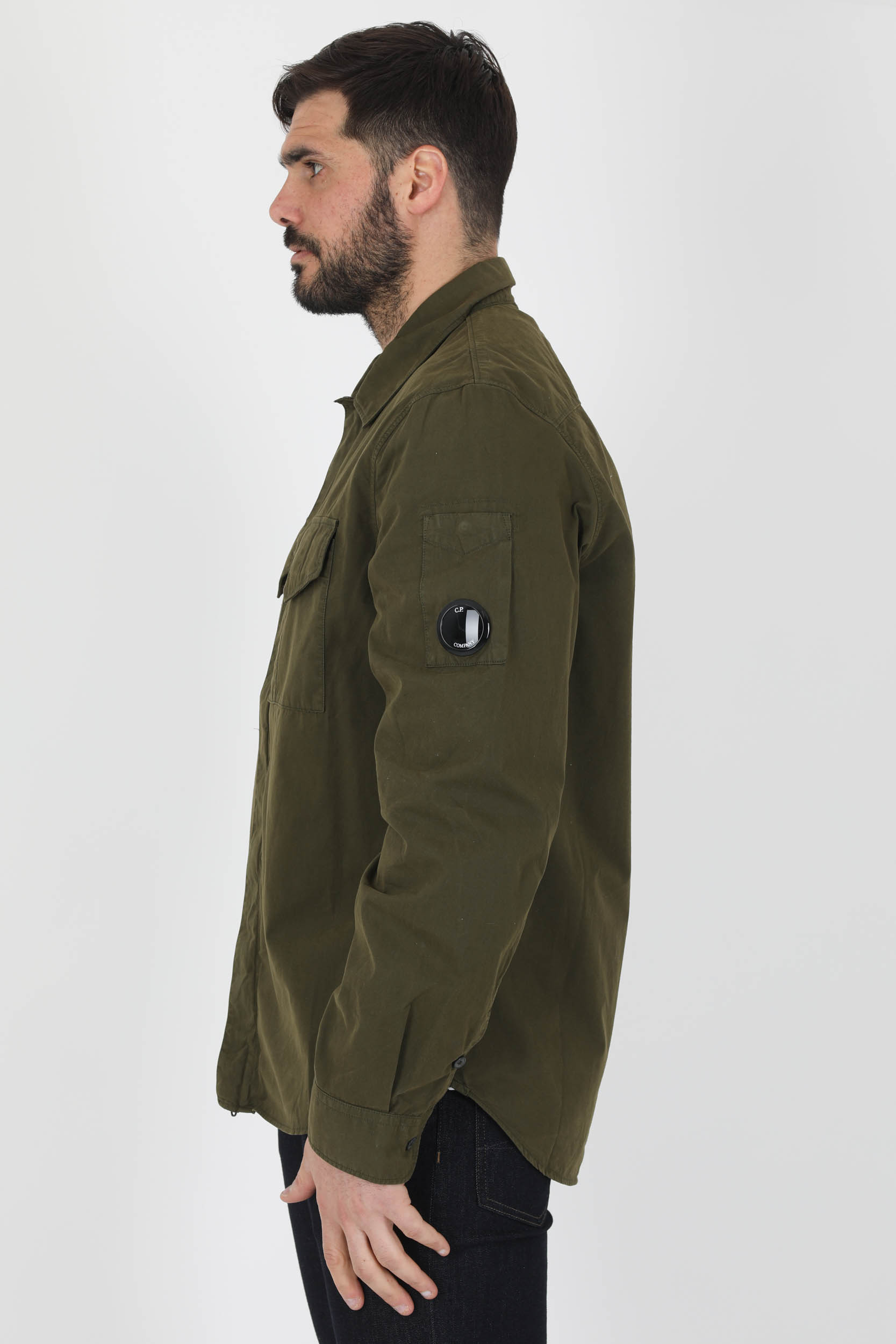 SURCHEMISE C.P COMPANY KAKI H079A-683