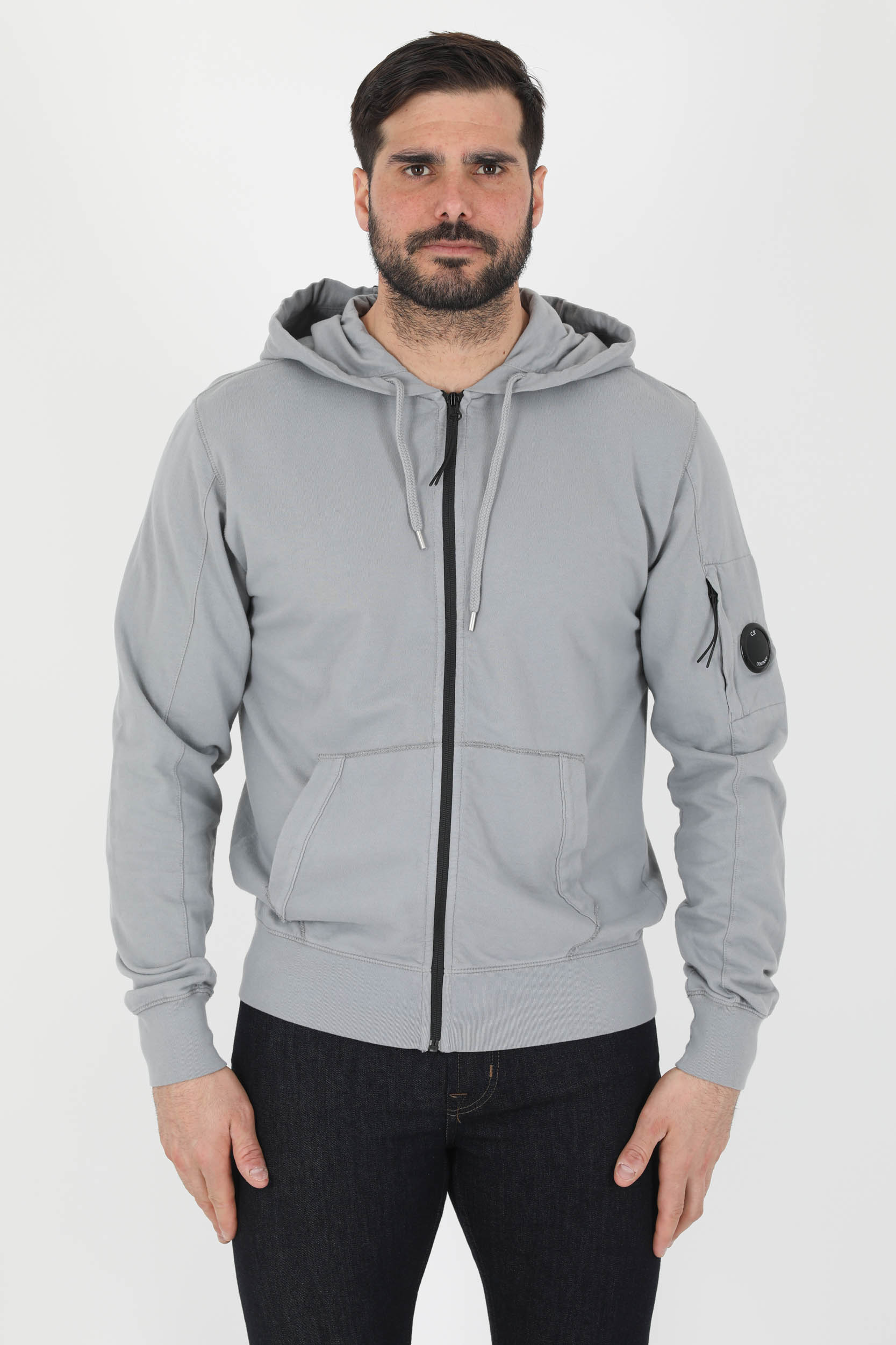 SWEAT ZIPPE C.P COMPANY GRIS S034A-937