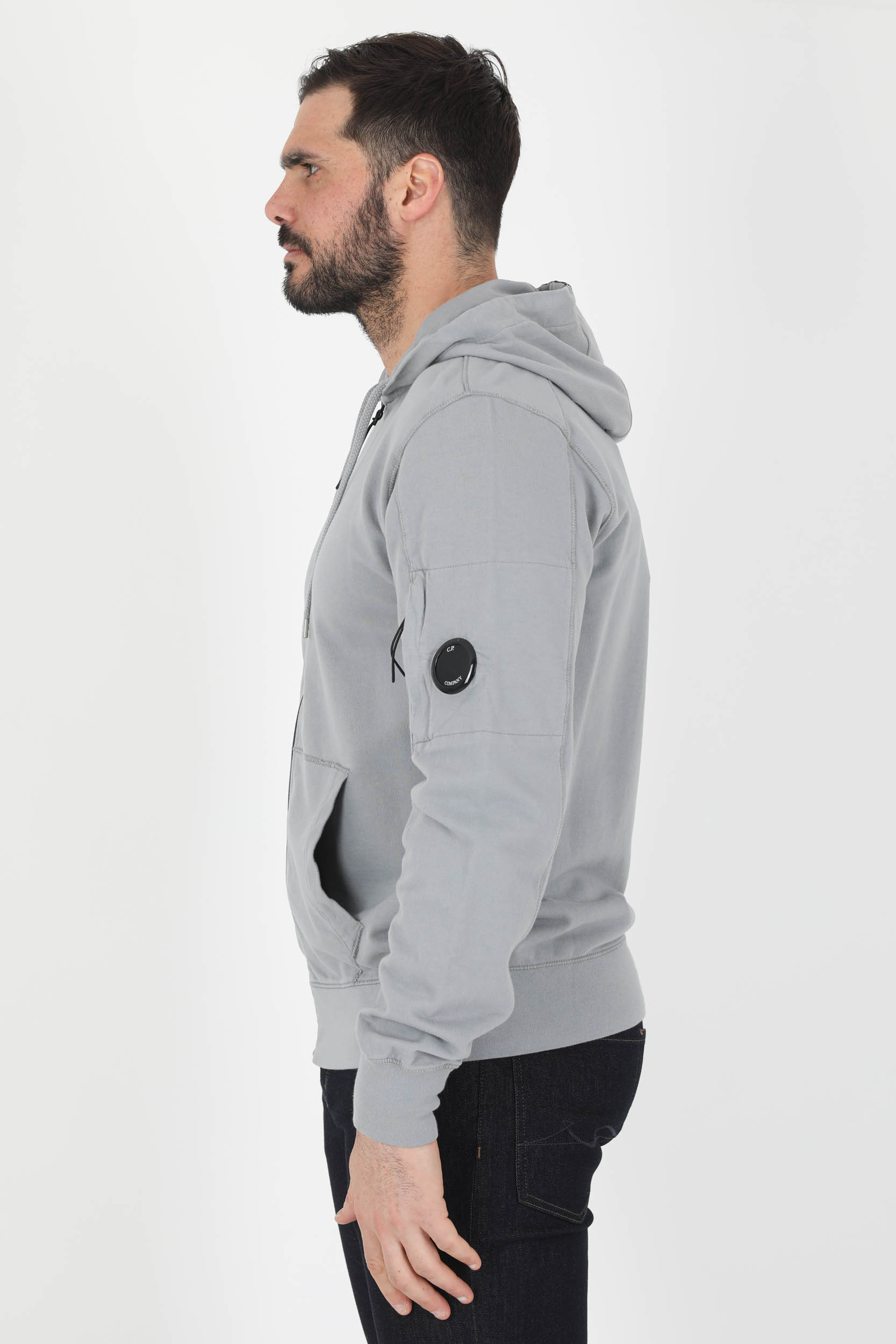 SWEAT ZIPPE C.P COMPANY GRIS S034A-937