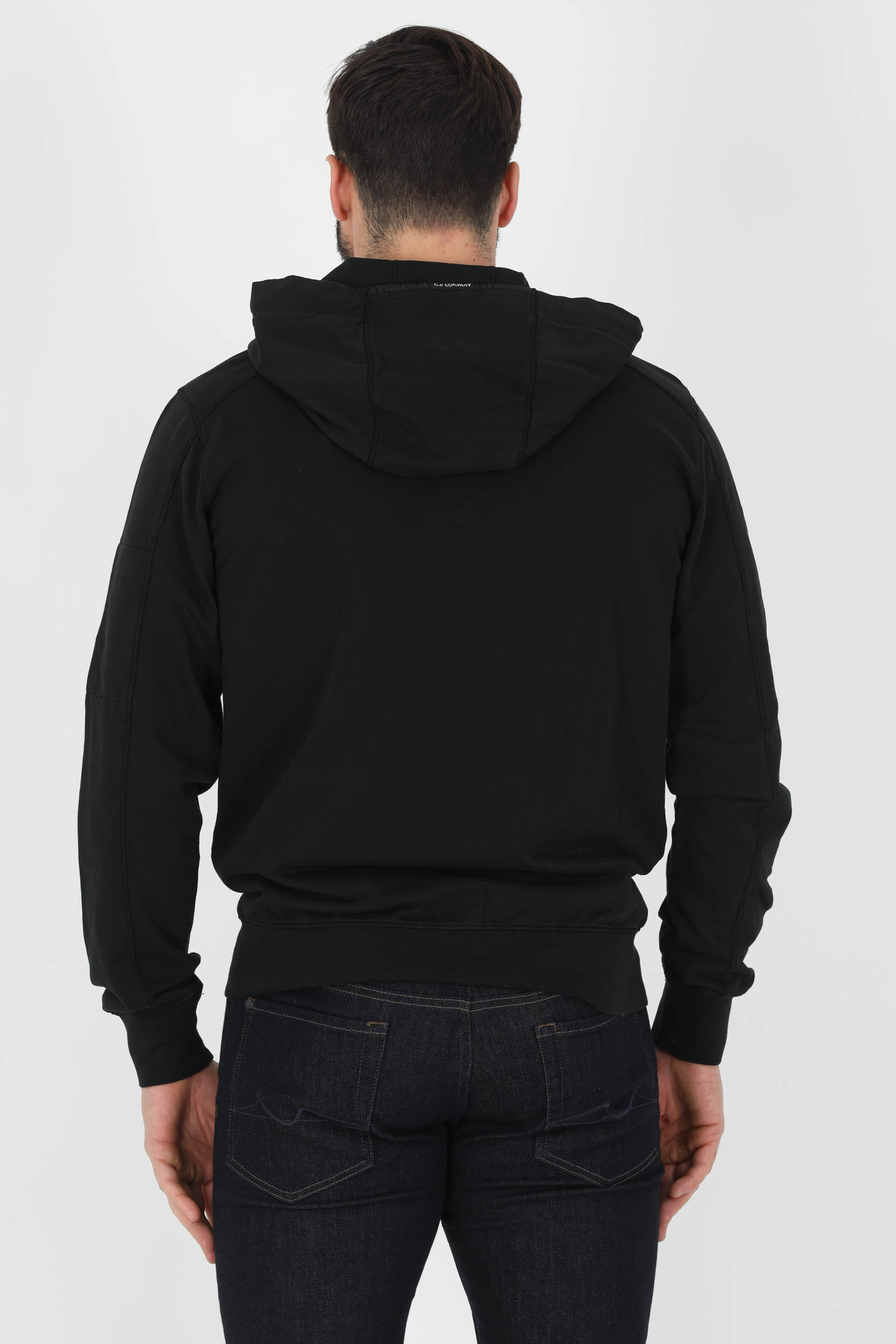 SWEAT ZIPPE C.P COMPANY NOIR S034A-999