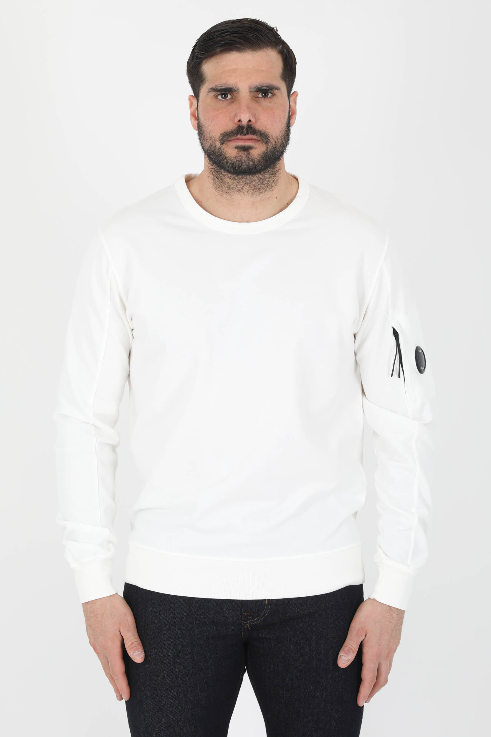 SWEAT FIN C.P COMPANY BLANC S032A-103