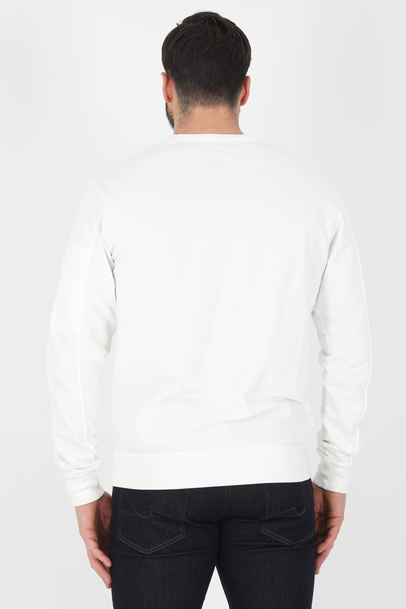 SWEAT FIN C.P COMPANY BLANC S032A-103