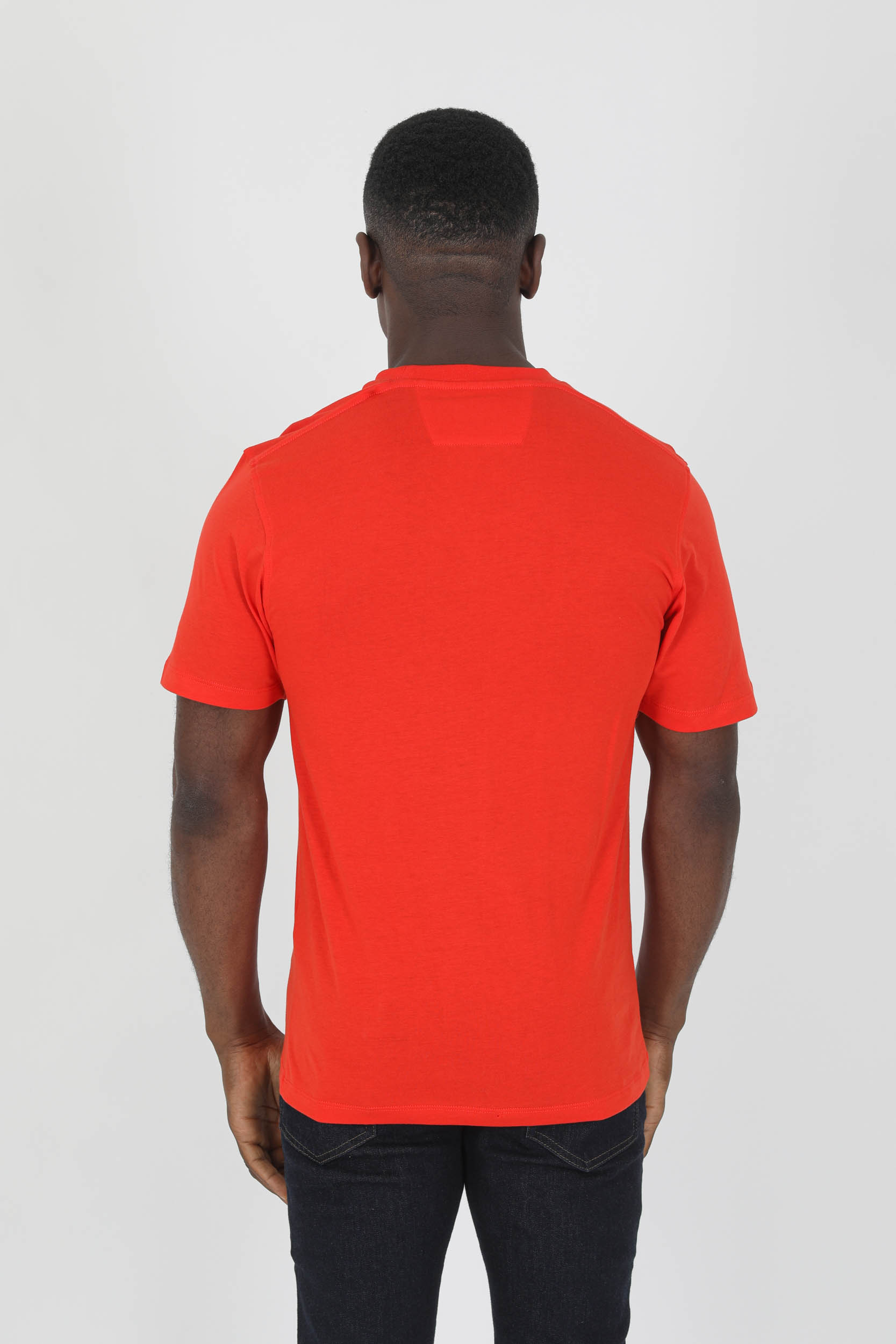 TEE-SHIRT C.P COMPANY ROUGE LOGO S123A-455