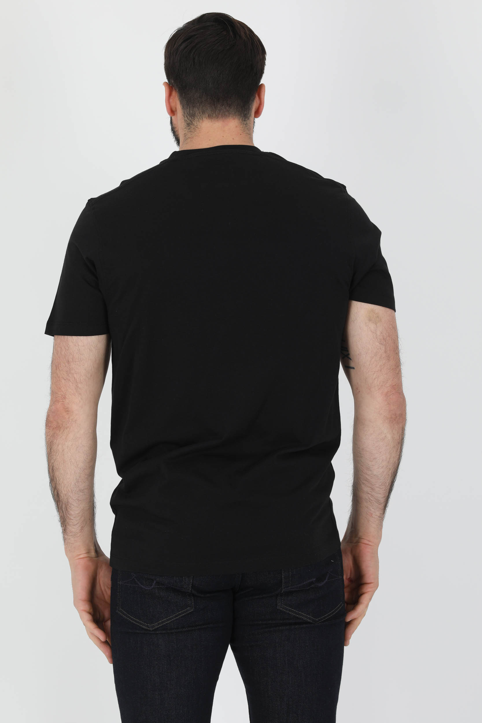 TEE-SHIRT C.P COMPANY NOIR LOGO S123A-999