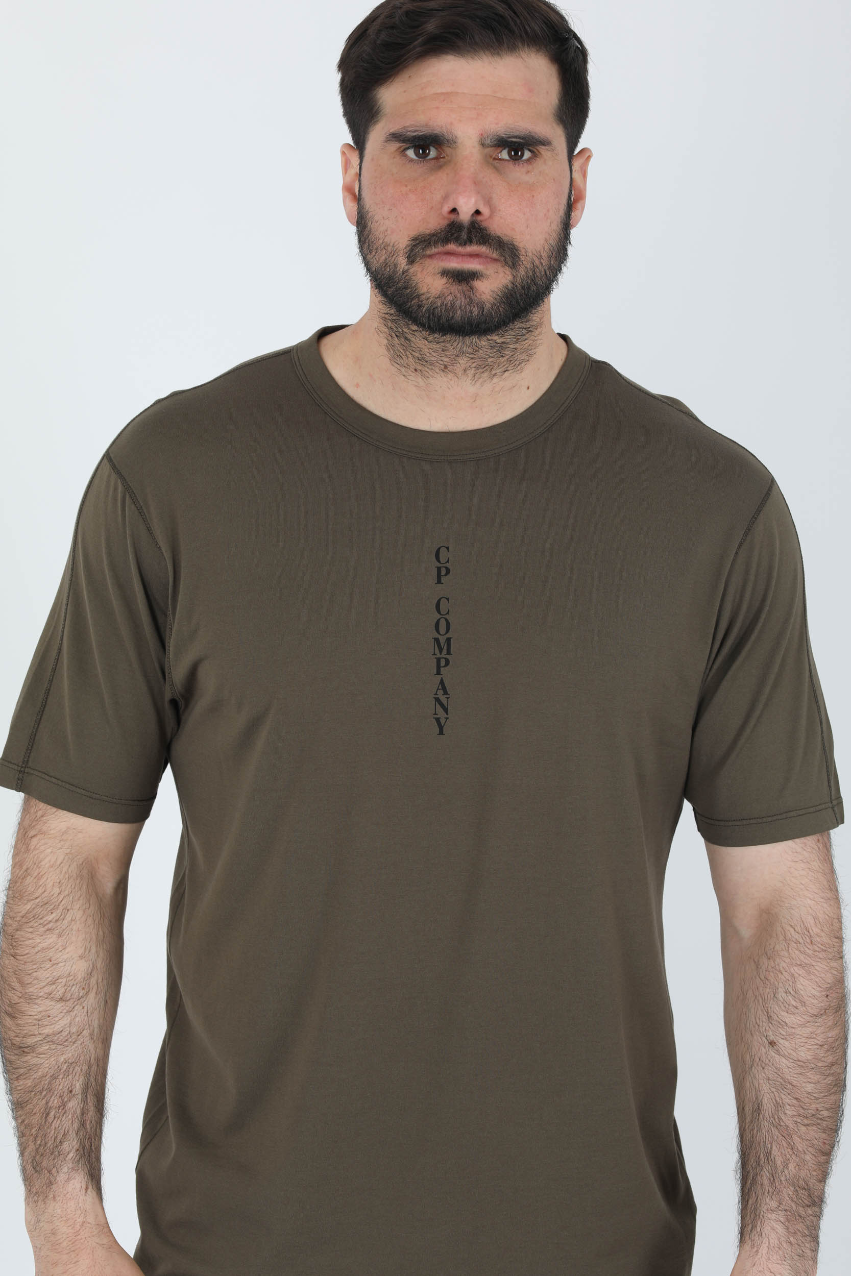 TEE-SHIRT C.P COMPANY KAKI OGO S039A-683