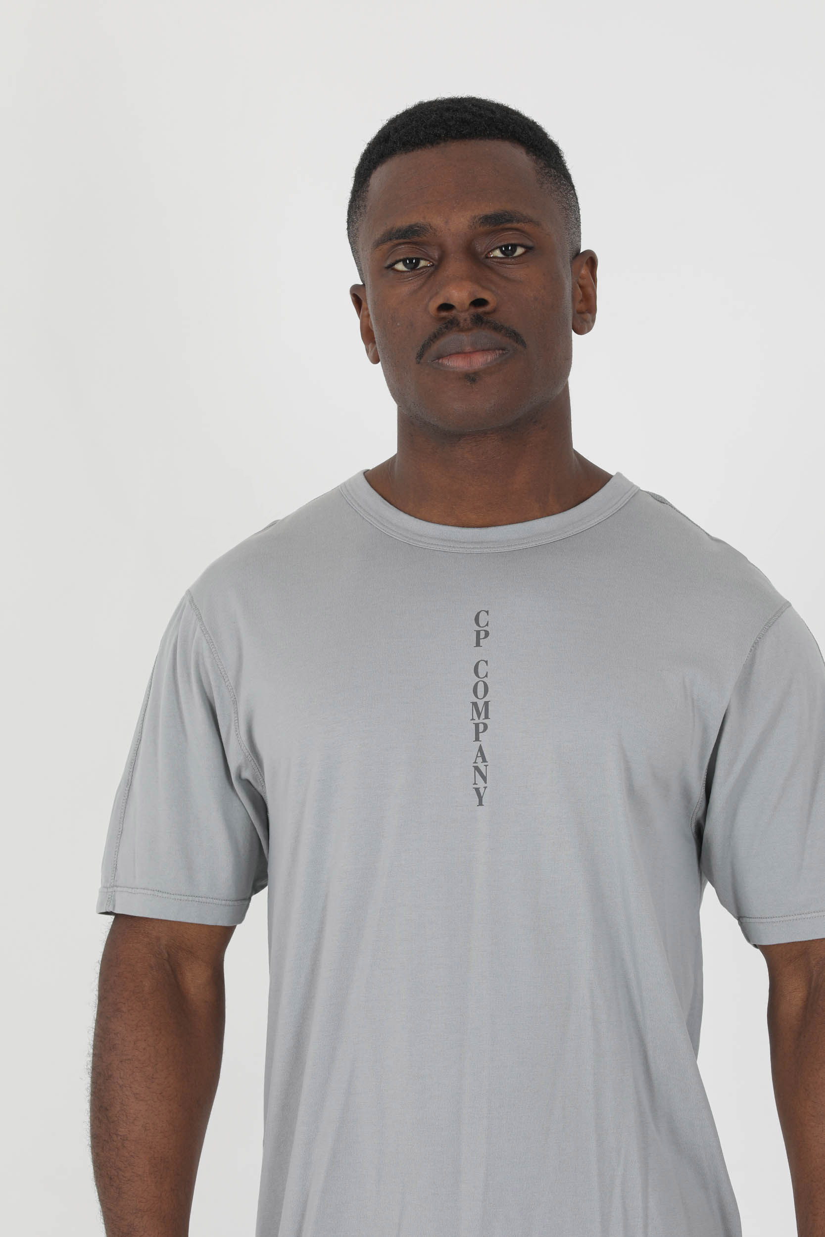 TEE-SHIRT C.P COMPANY GRIS LOGO S039A-937