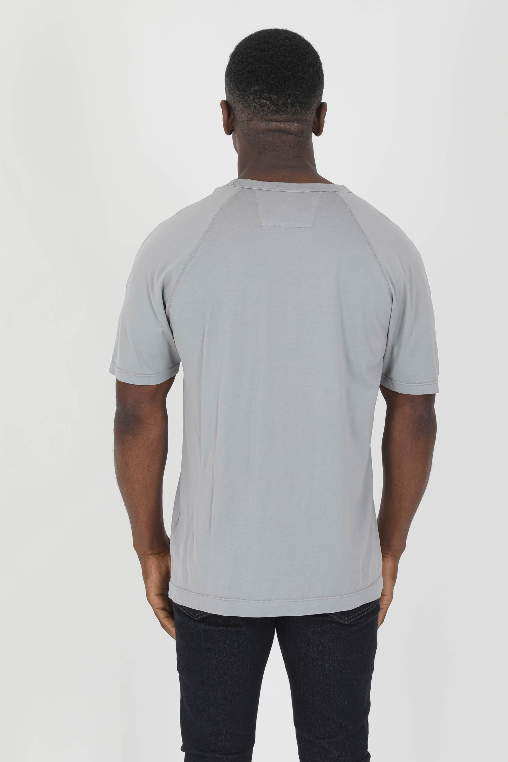 TEE-SHIRT C.P COMPANY GRIS LOGO S039A-937