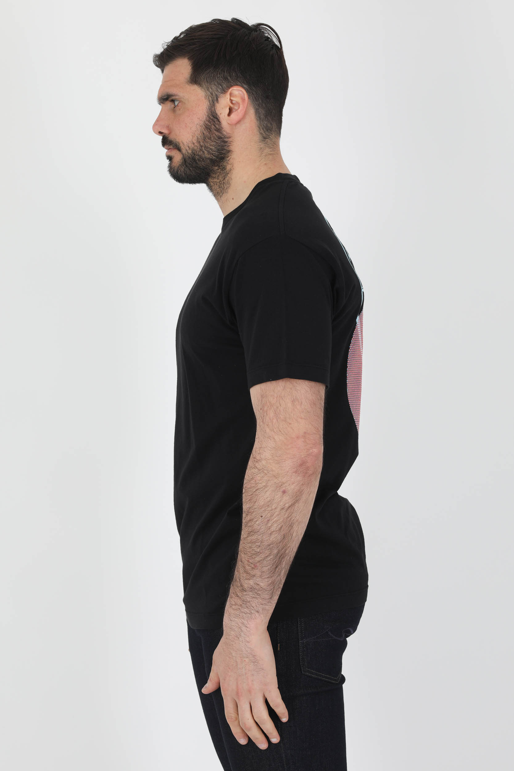 TEE-SHIRT STONE ISLAND NOIR LOGO 76152NS94-V0029