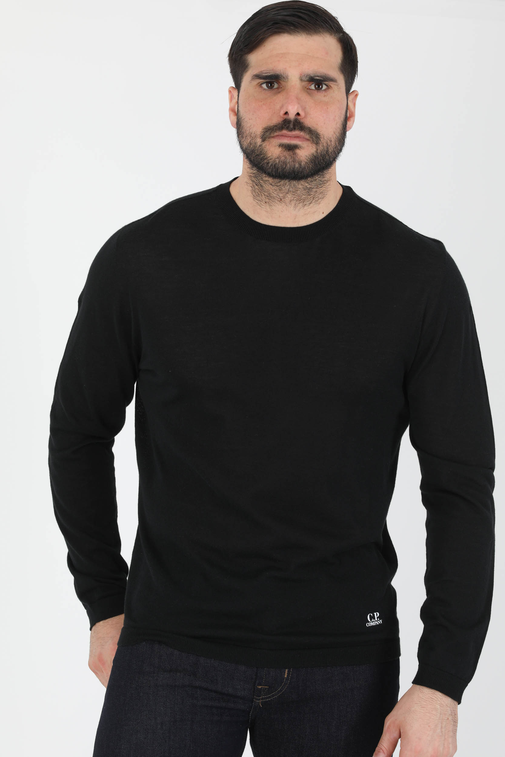 PULL FIN C.P COMPANY NOIR N231A-999